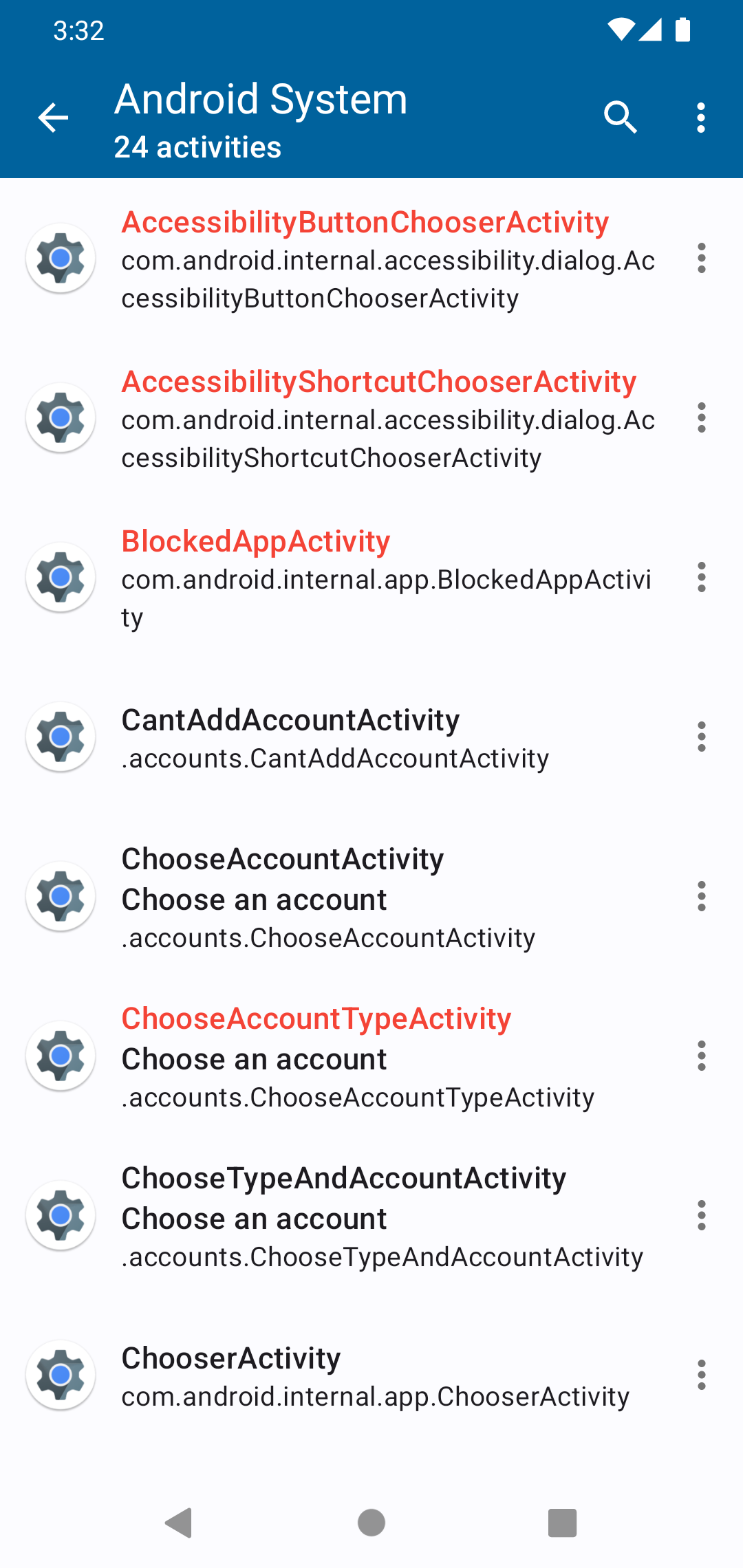 Activity Manager screenshot 2