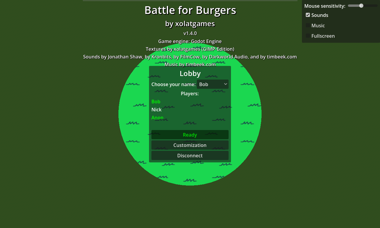 Battle for Burgers 🍔🍔🍔 screenshot 2