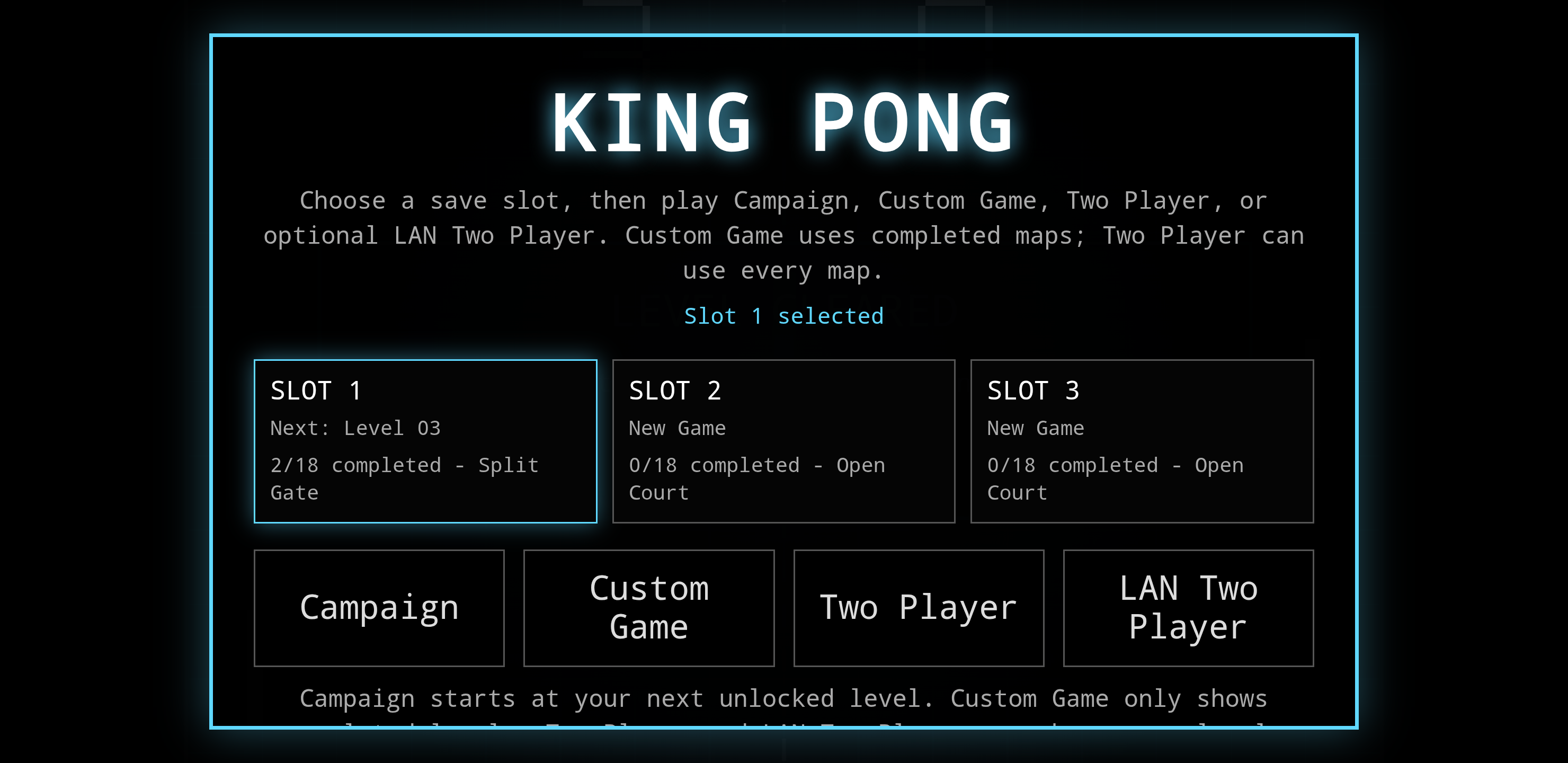 King Pong screenshot 1