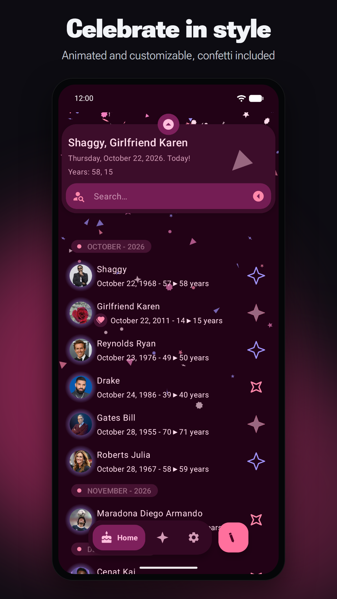 Birday - Birthday Manager screenshot 6