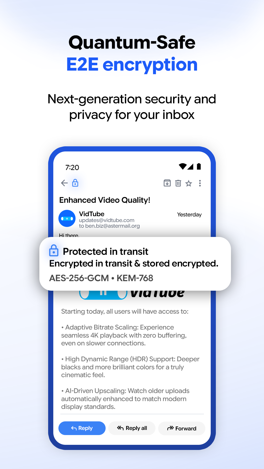 Aster Mail: Encrypted Email screenshot 2