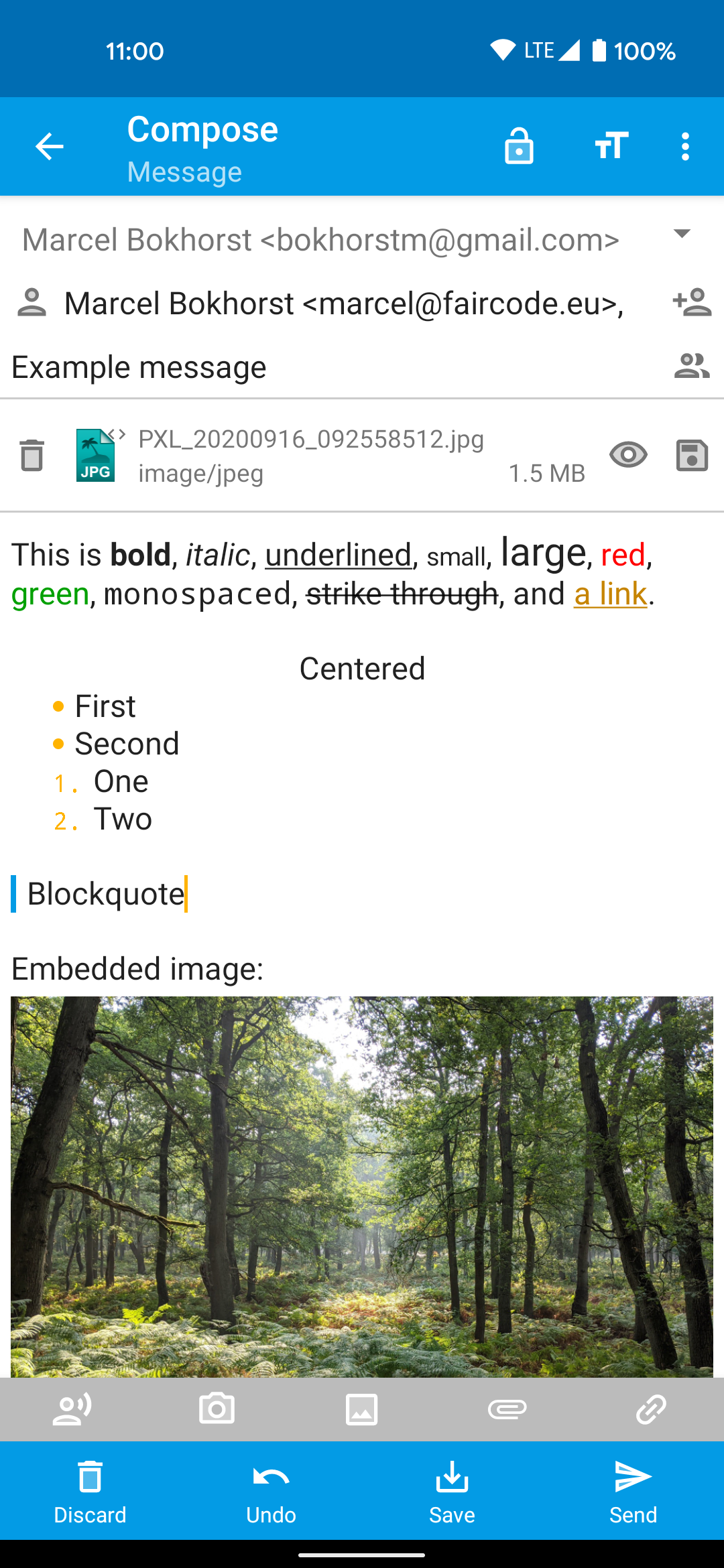 FairEmail screenshot 9