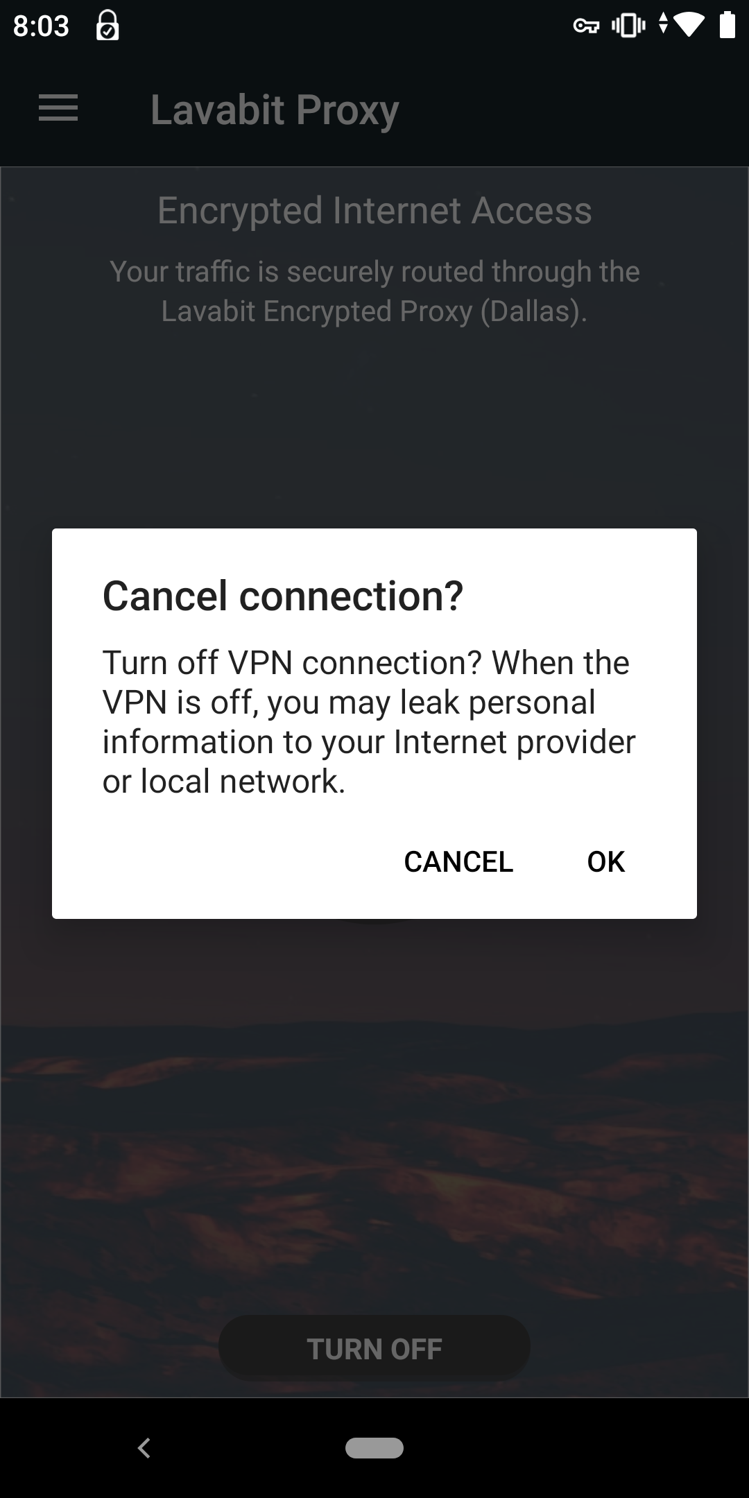 Lavabit Encrypted Proxy screenshot 5