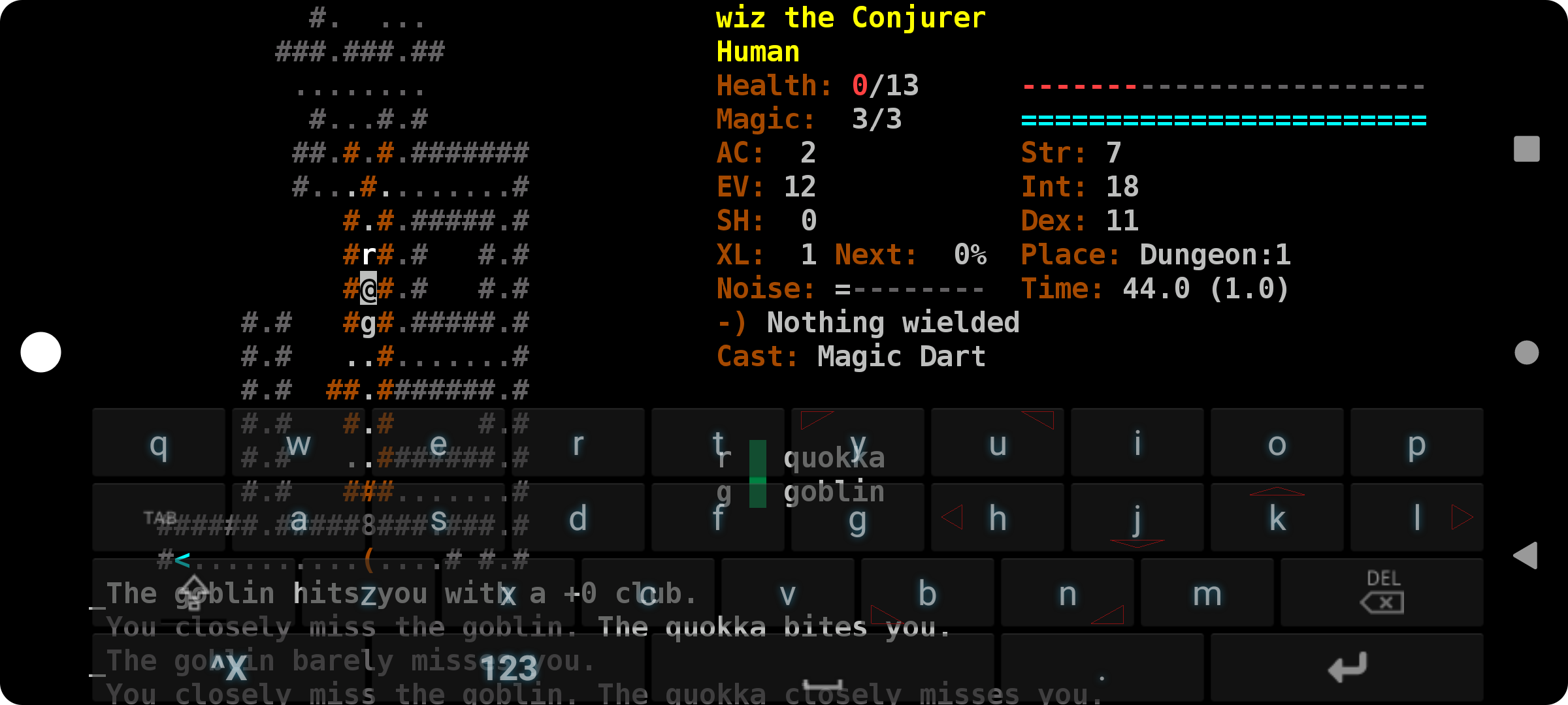 Dungeon Crawl: Stone Soup for Android screenshot 2