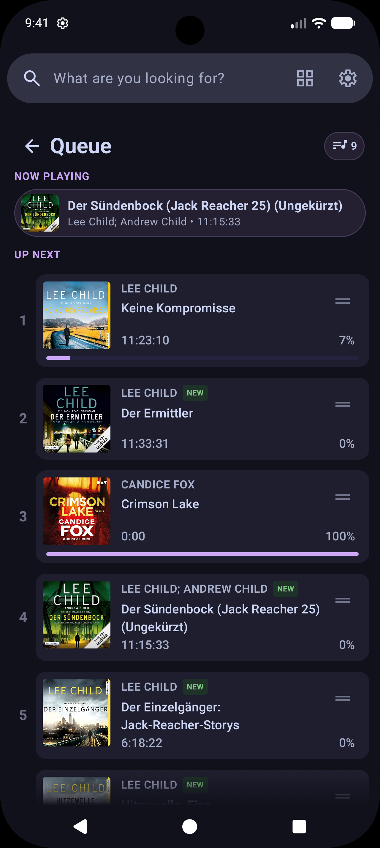 Clio Audiobook Player screenshot 2