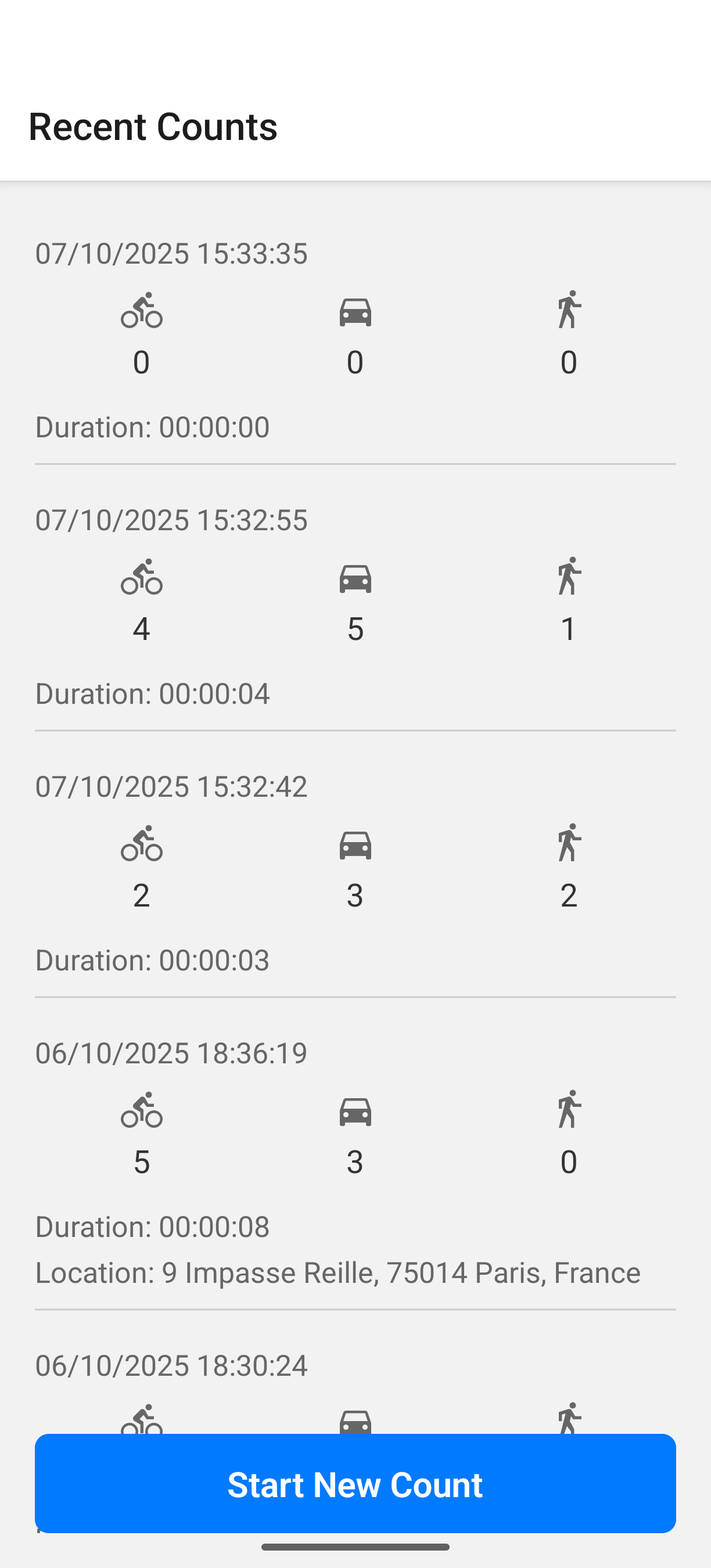 Rue:barbe -- modal split counter screenshot 2