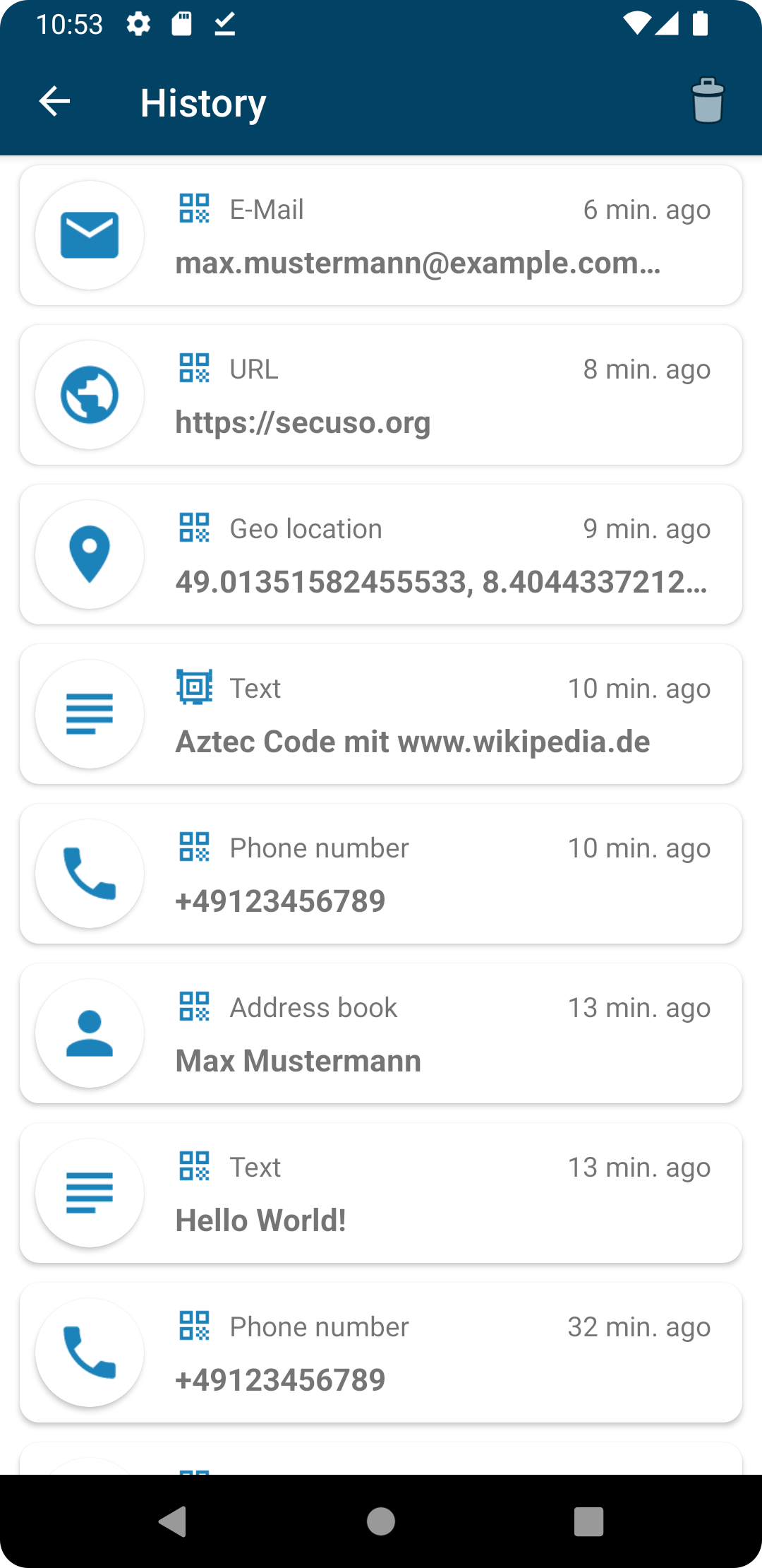 QR Scanner (PFA) screenshot 3