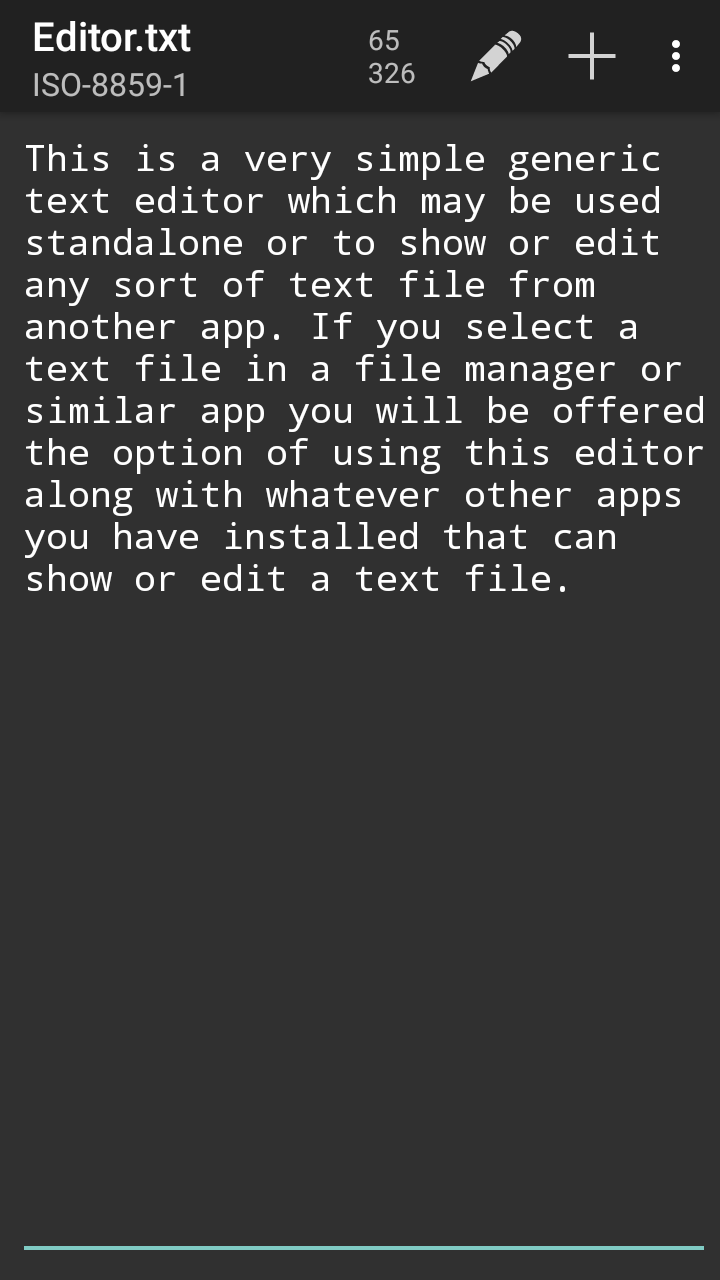 Editor screenshot 1