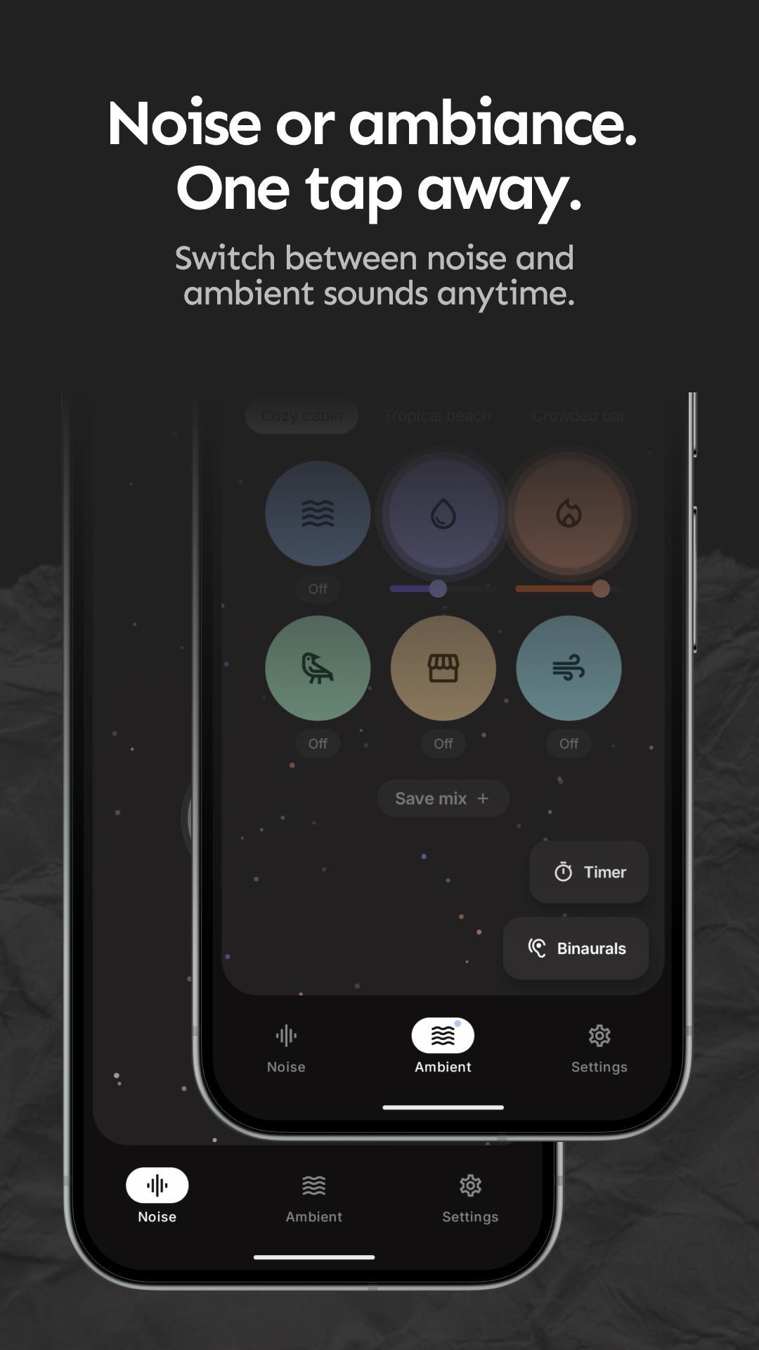 Metiq: noise & ambient sounds screenshot 5