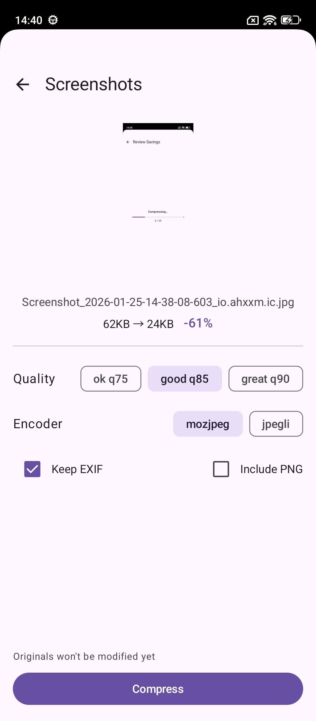 Image Compressor screenshot 1