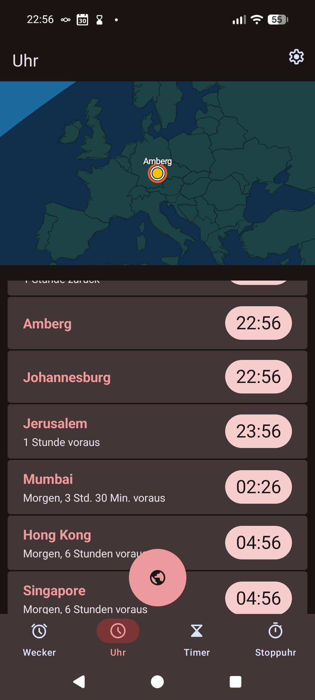 AlarmClock Deluxe (Wecker, Uhr, Timer, Stoppuhr) screenshot 2