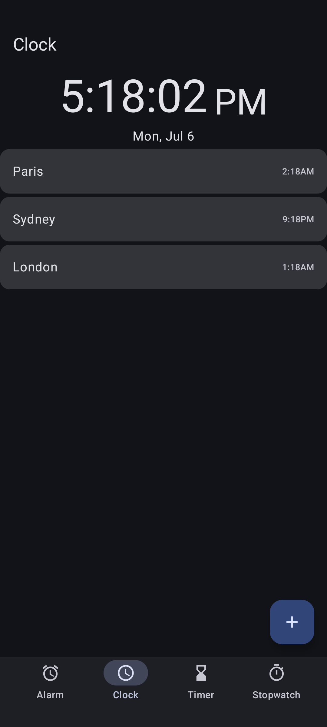 MA Clock screenshot 2