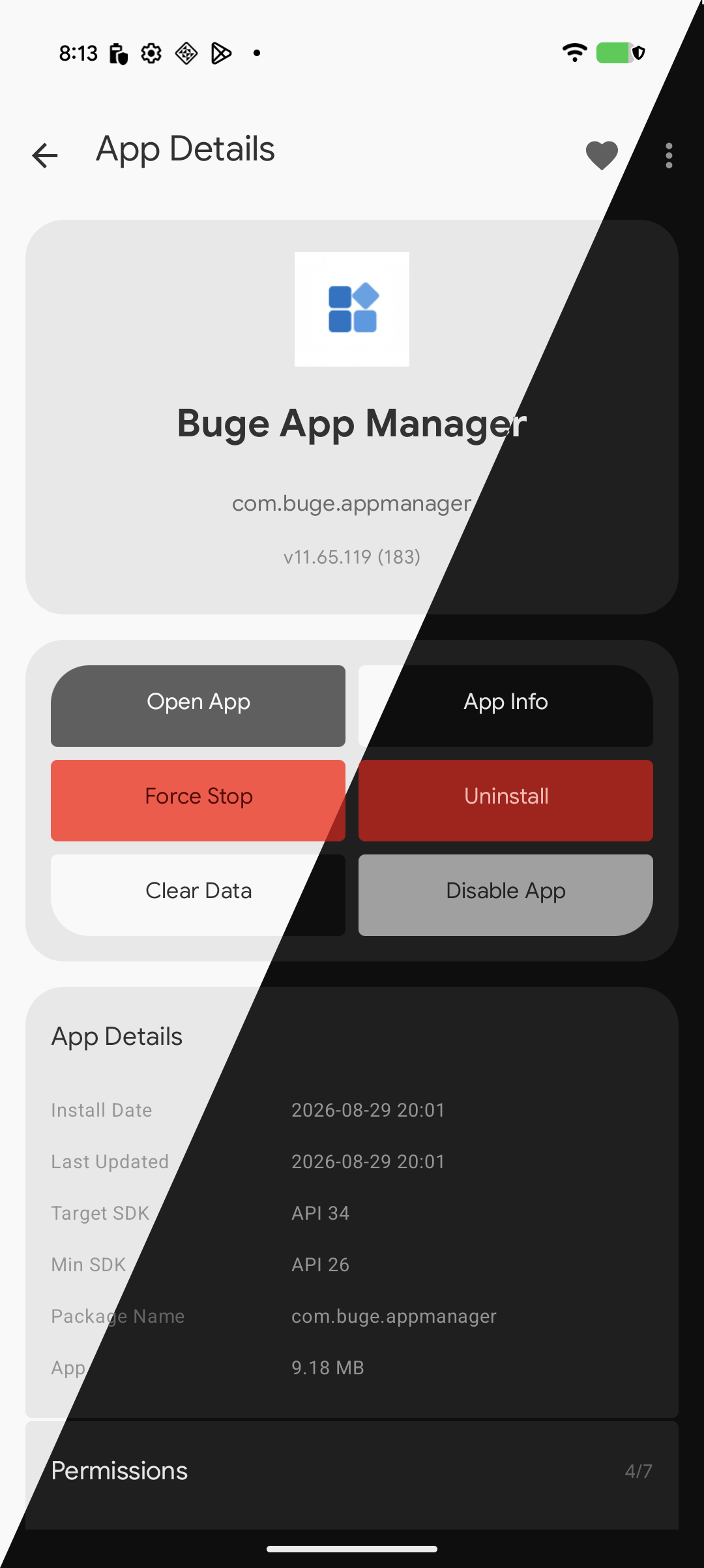 Buge App Manager screenshot 3