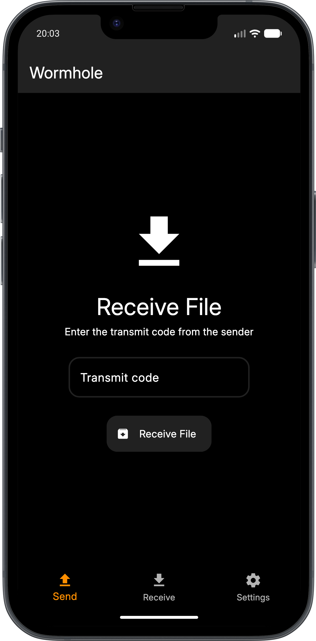 Wormhole File Transfer screenshot 6