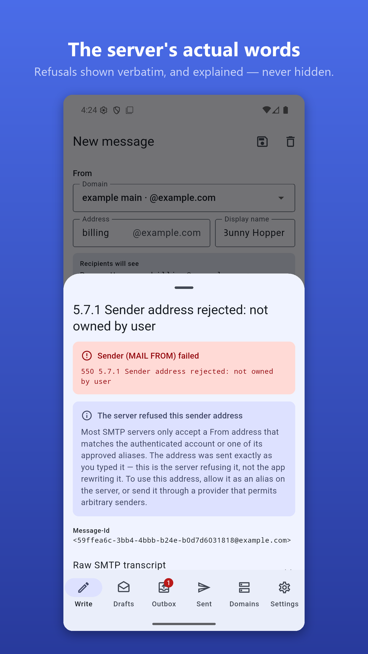 Manymail screenshot 2