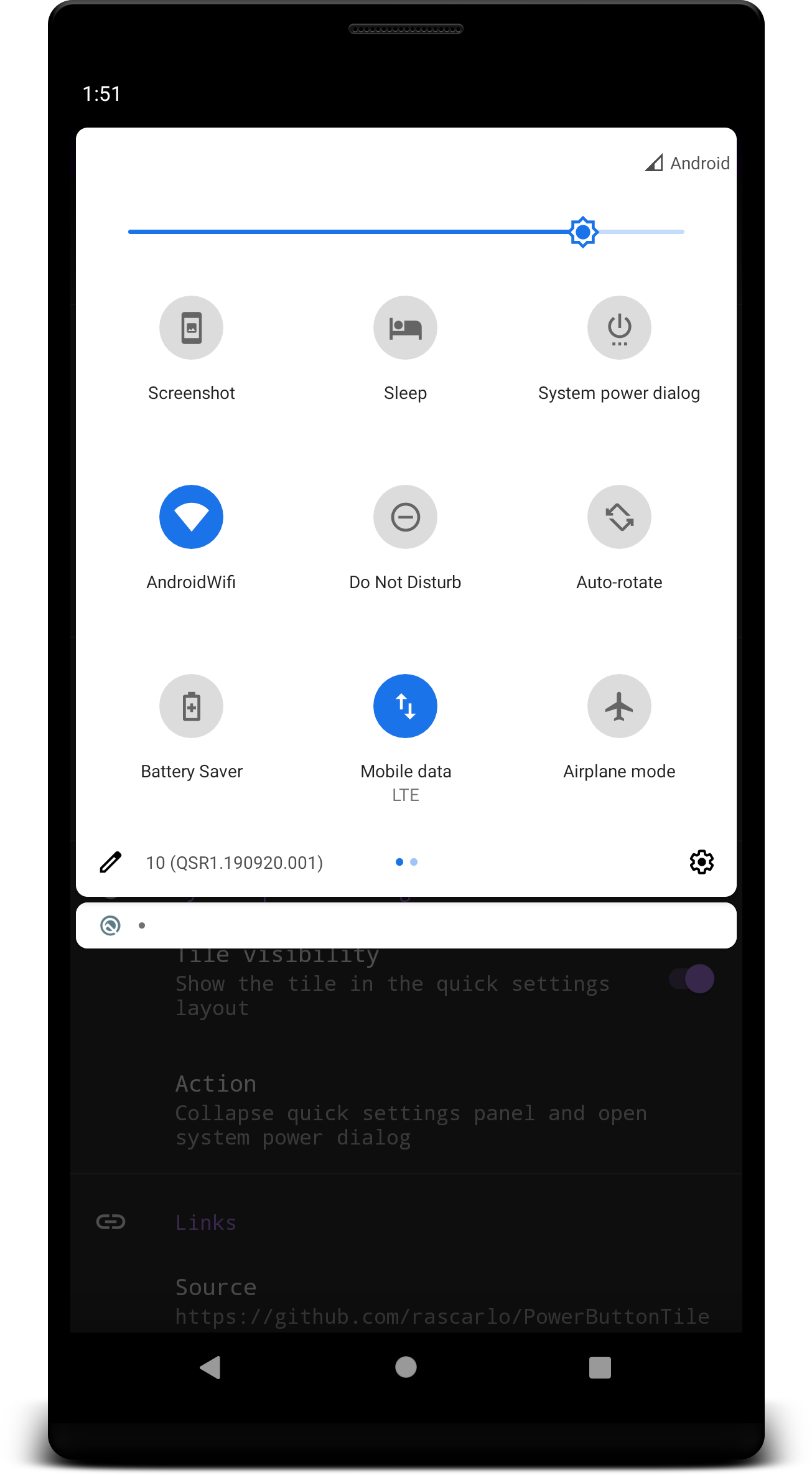 Power Button Tile screenshot 2