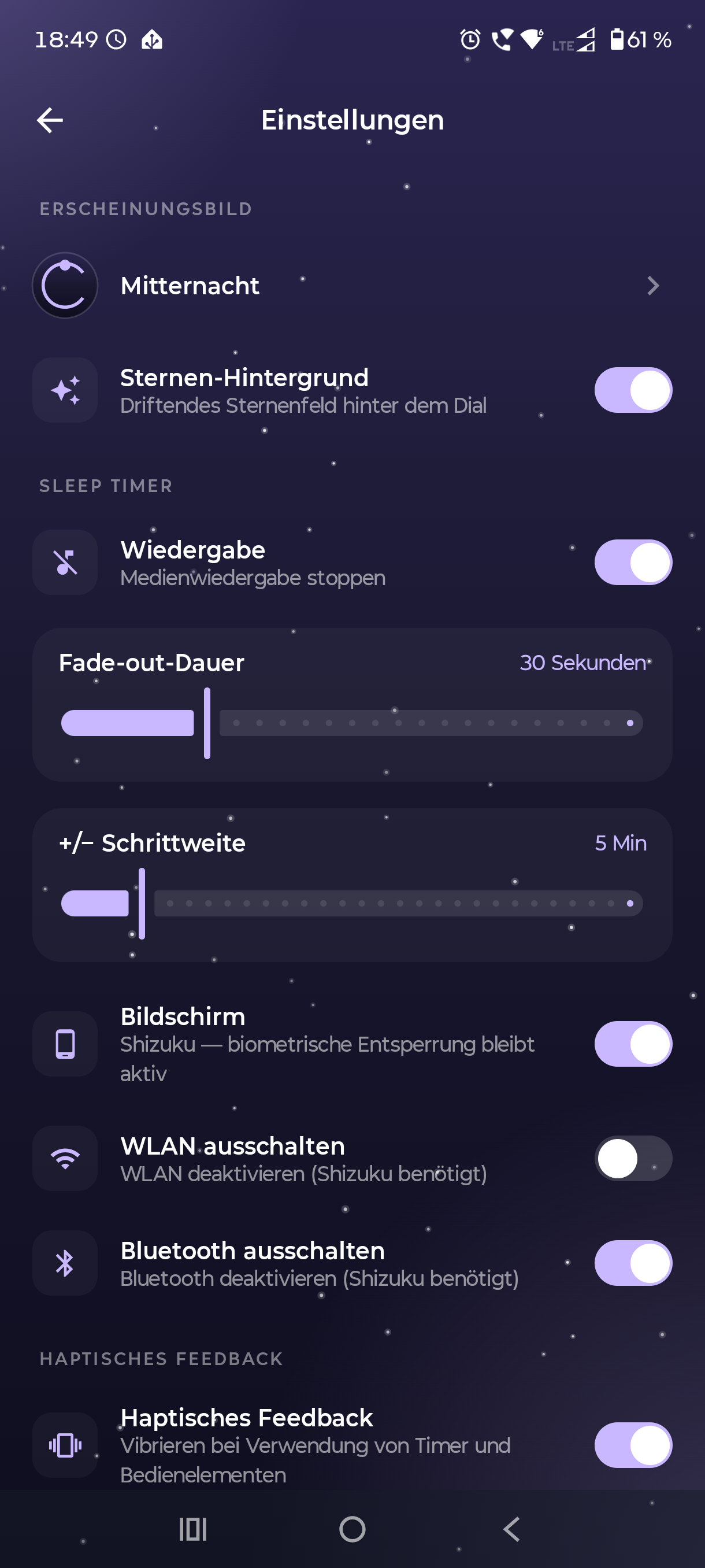 SleepTimer screenshot 2