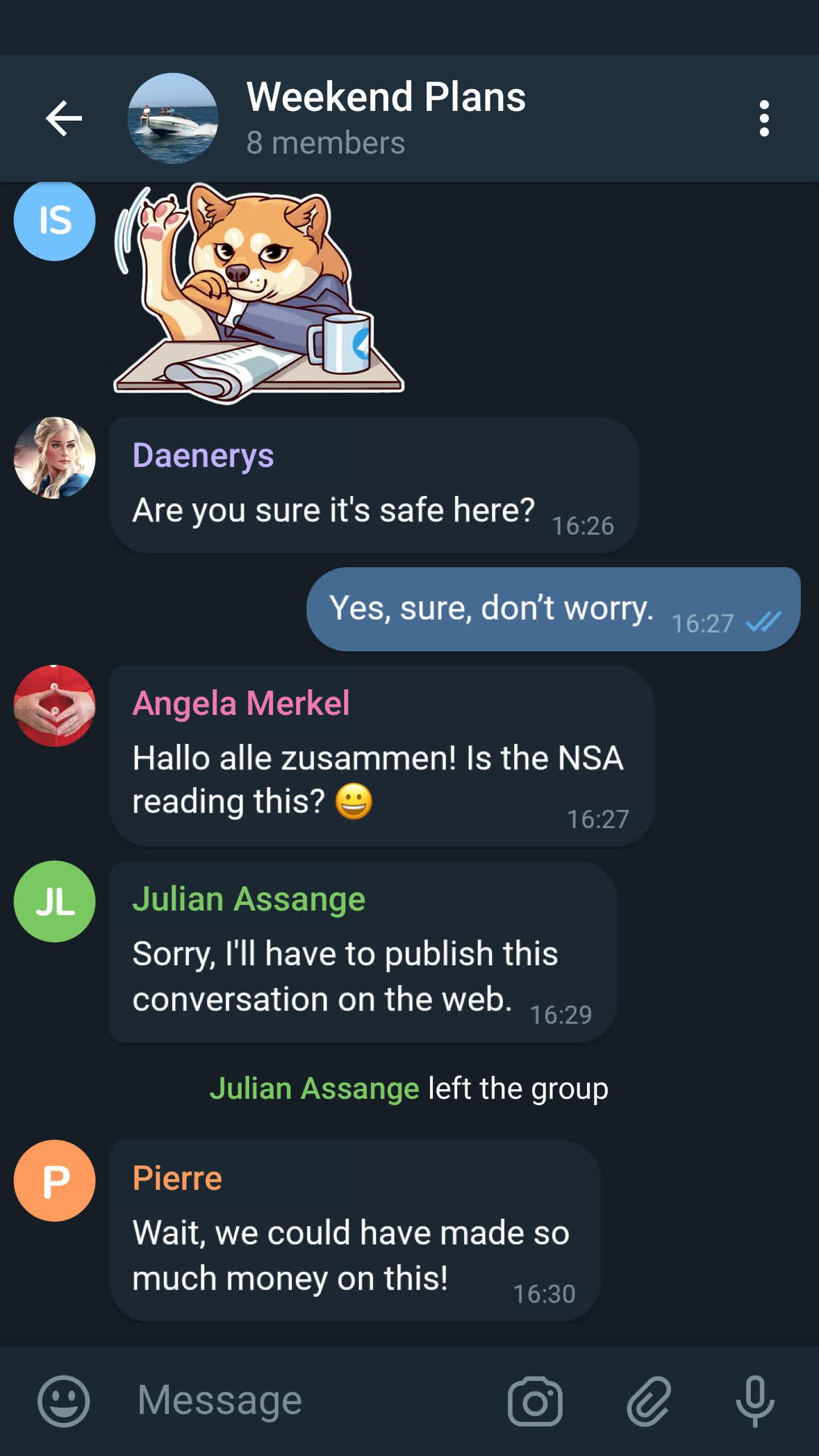 Telegram X FOSS screenshot 2