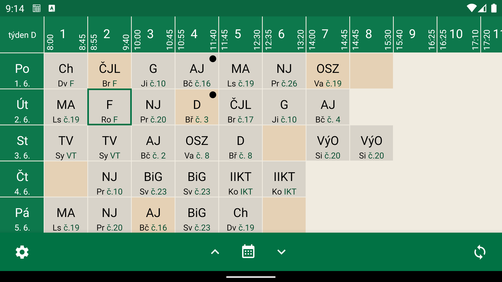 Better Schedule (Bakaláři) screenshot 8
