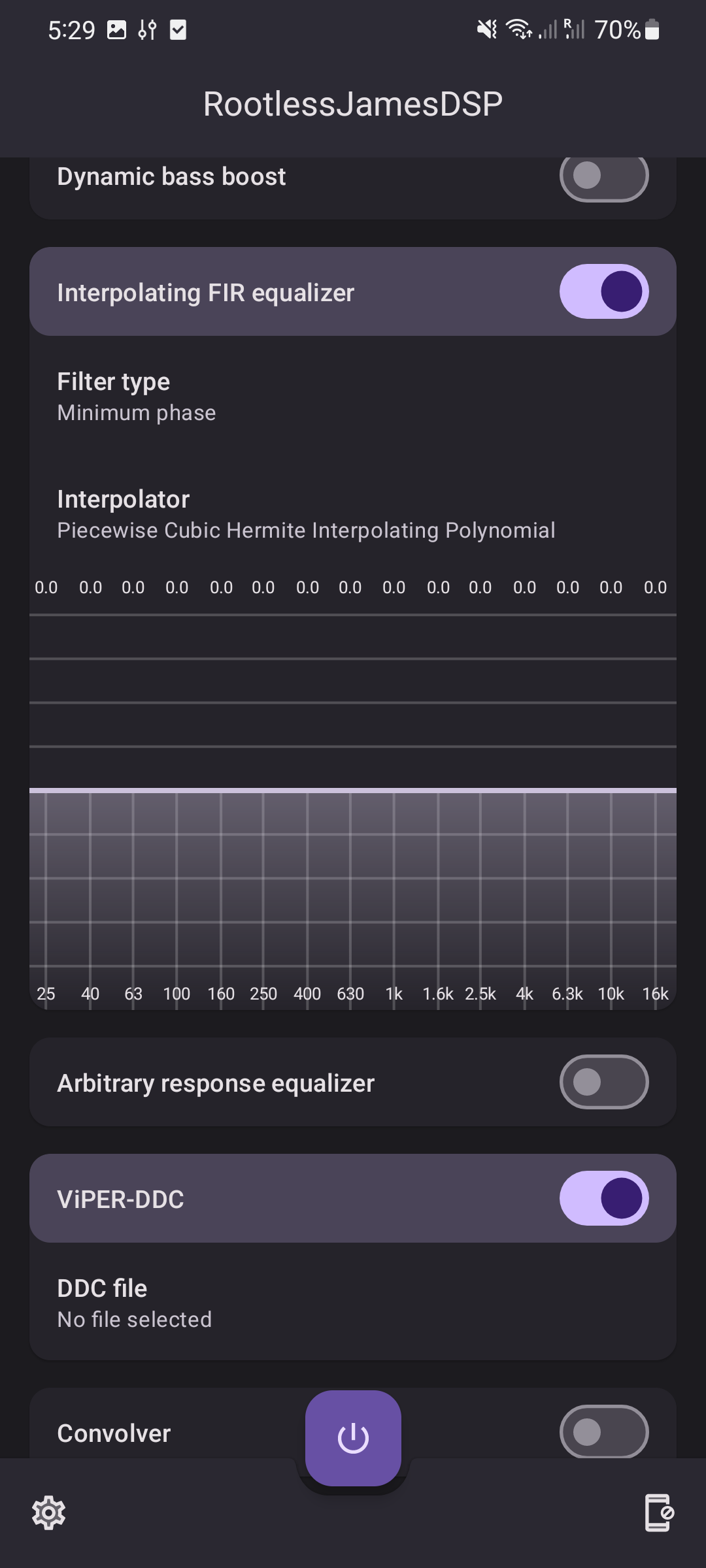 RootlessJamesDSP screenshot 2