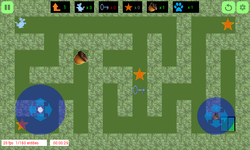 The Squirrel's Maze 2D screenshot 4