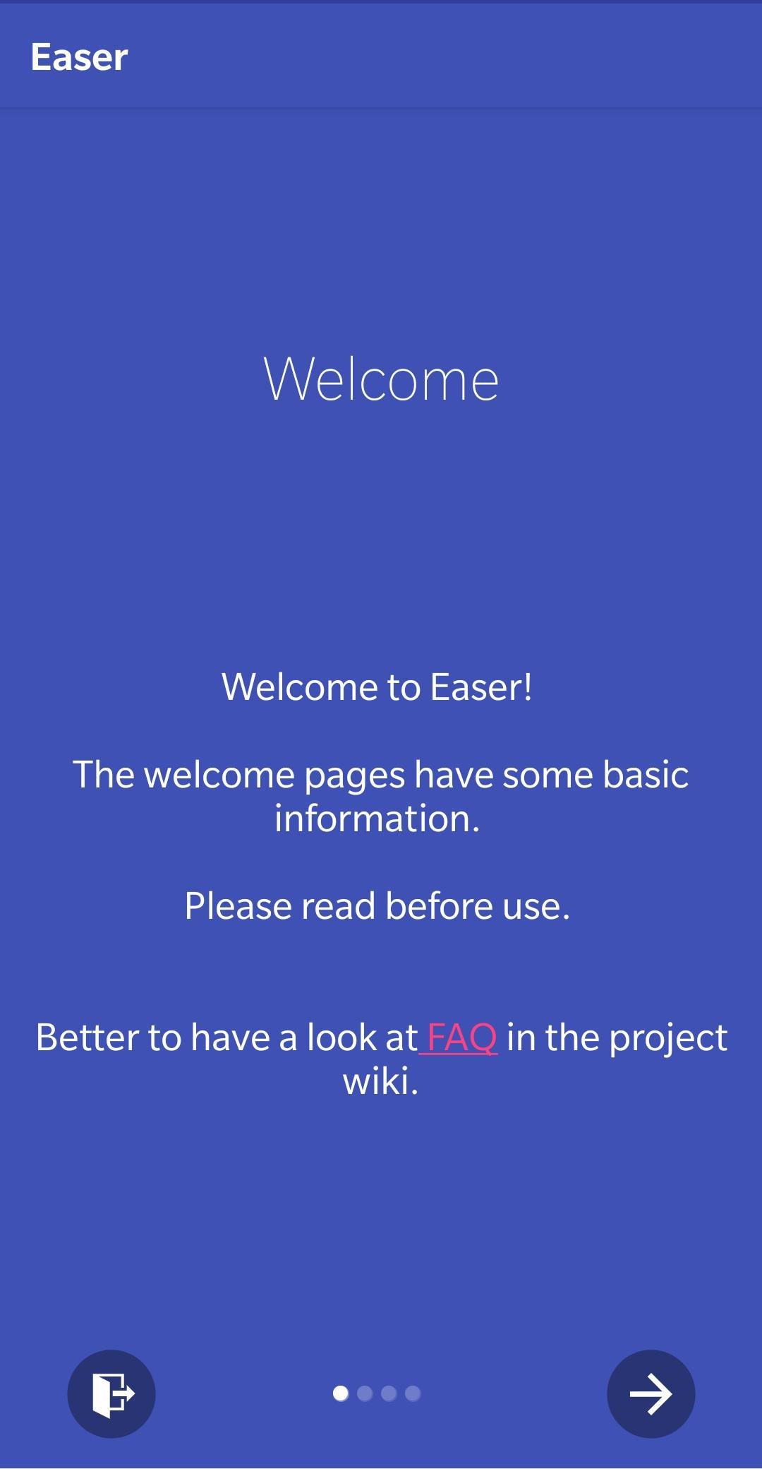 Easer (beta) screenshot 1