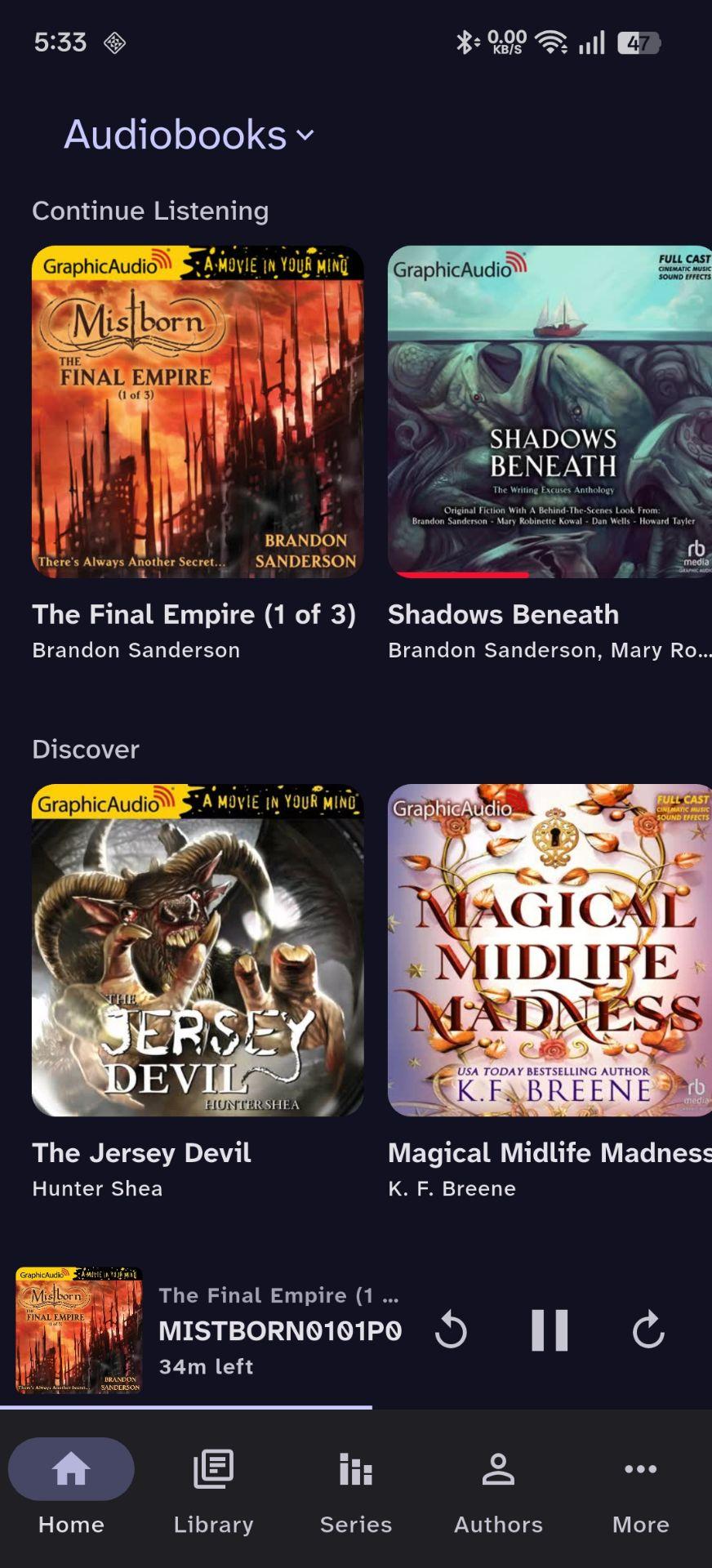 Storii - audiobookshelf client screenshot 7