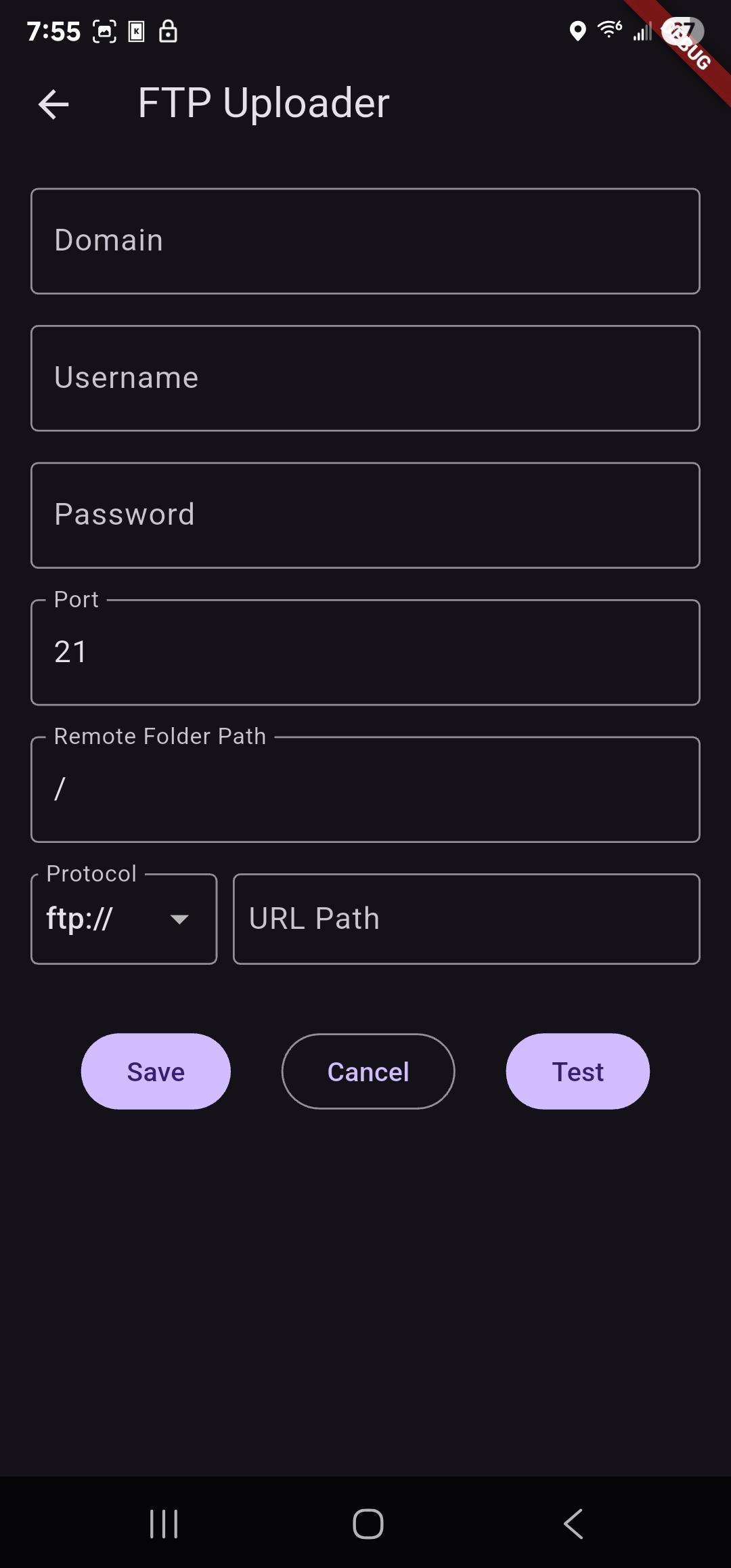 Custom Uploader screenshot 4