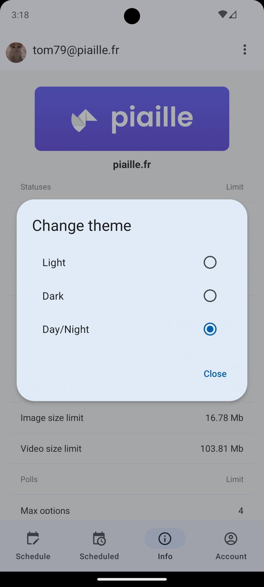 Fediplan screenshot 5