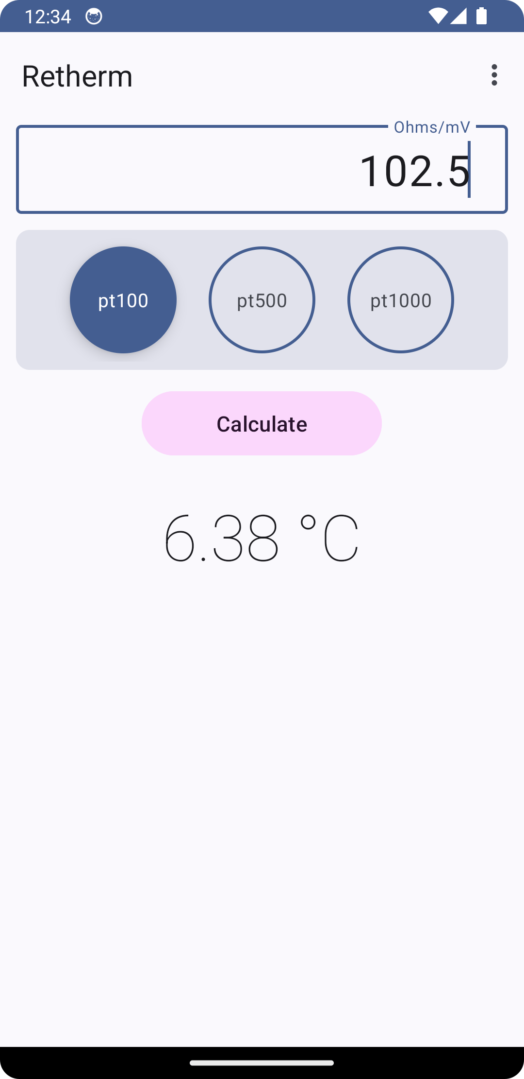 Retherm screenshot 2