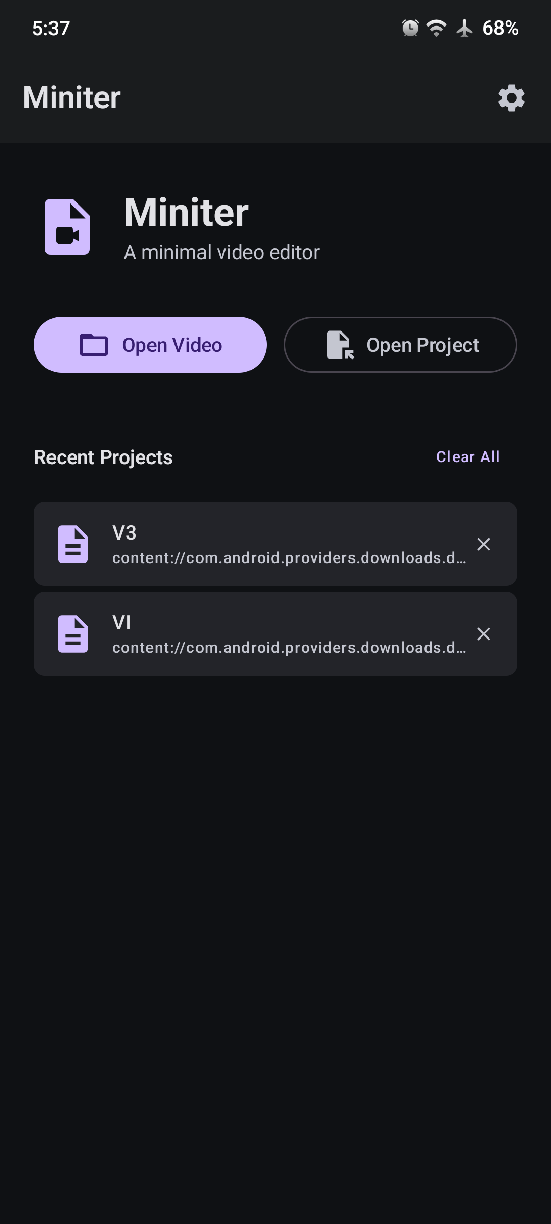 Miniter screenshot 1