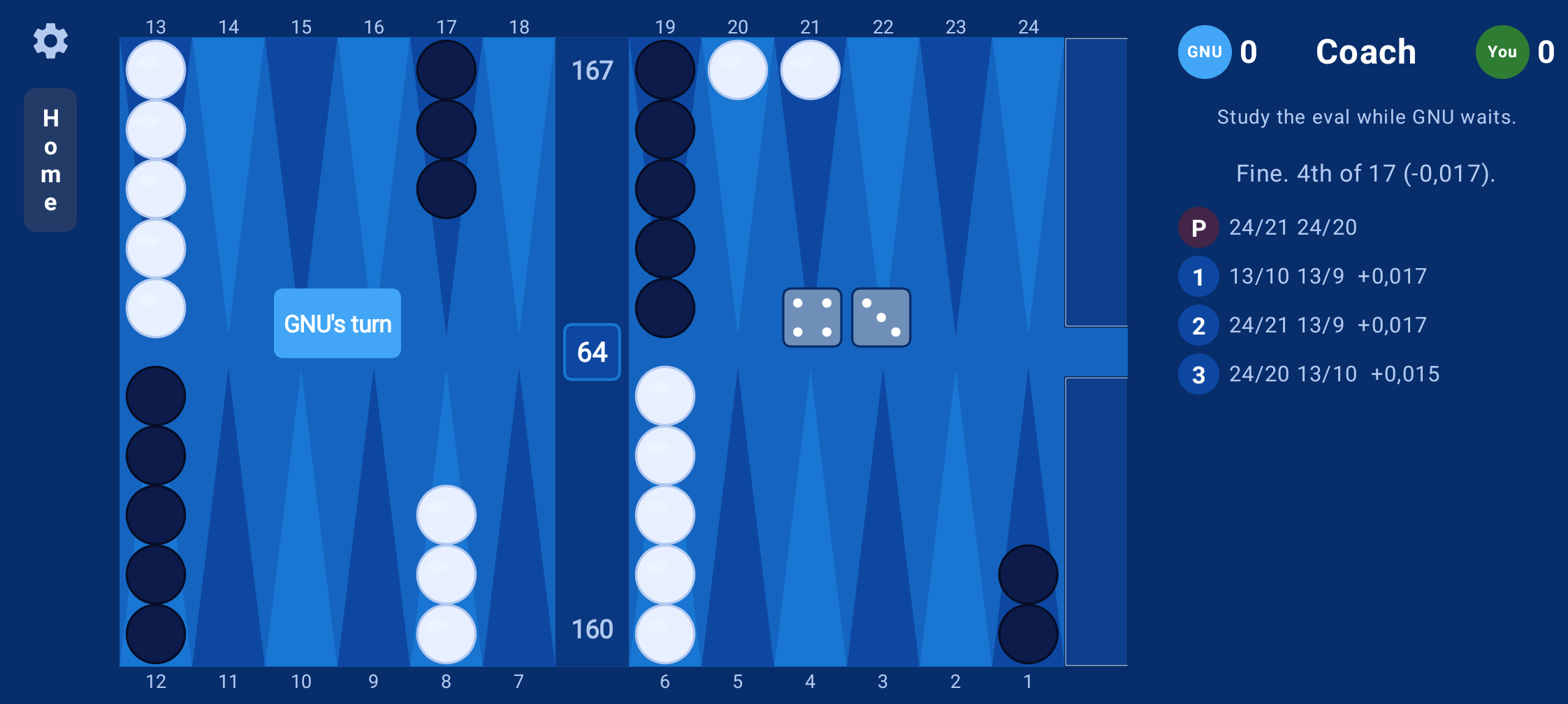 CBG -- Clavierhaus BackGammon screenshot 6