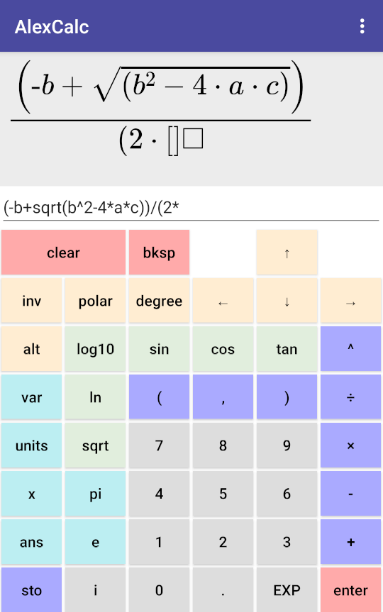 AlexCalc screenshot 5