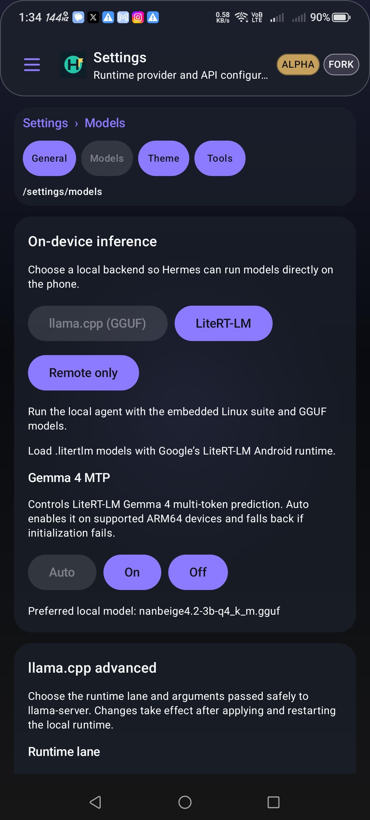 Hermes Agent Fork screenshot 5