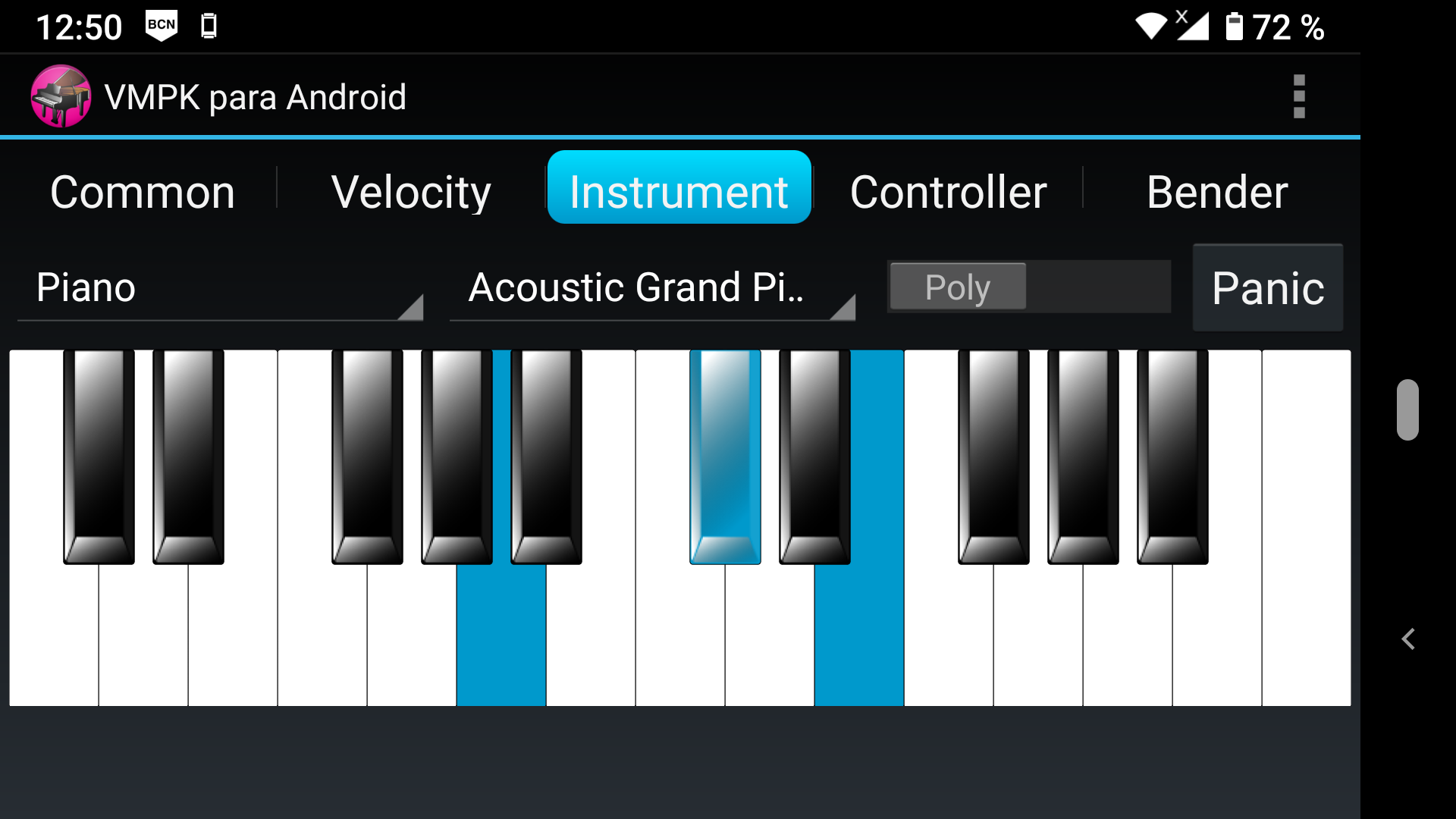 VMPK for Android screenshot 1