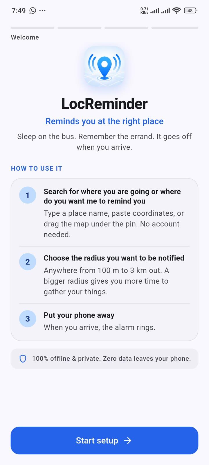 LocReminder screenshot 1