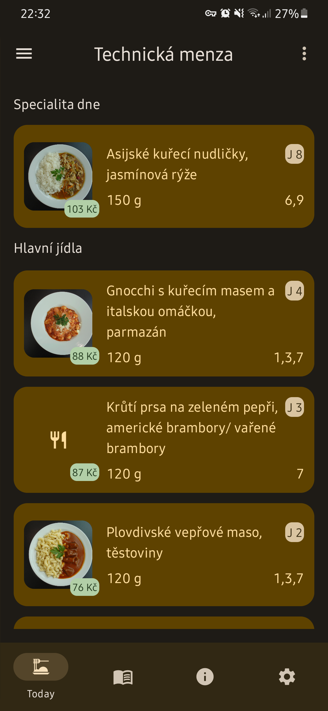 CTU Menza screenshot 2