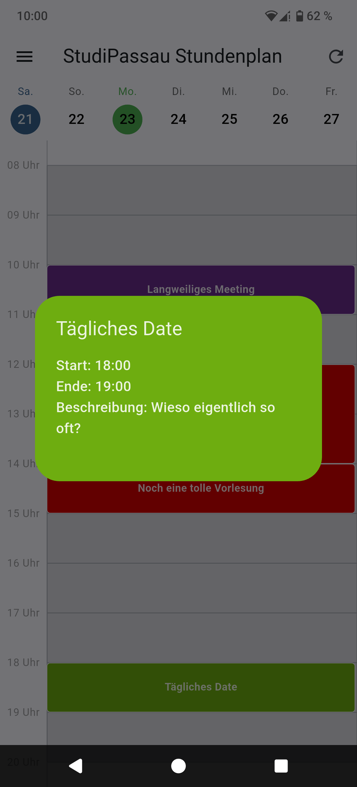 StudiPassau screenshot 2