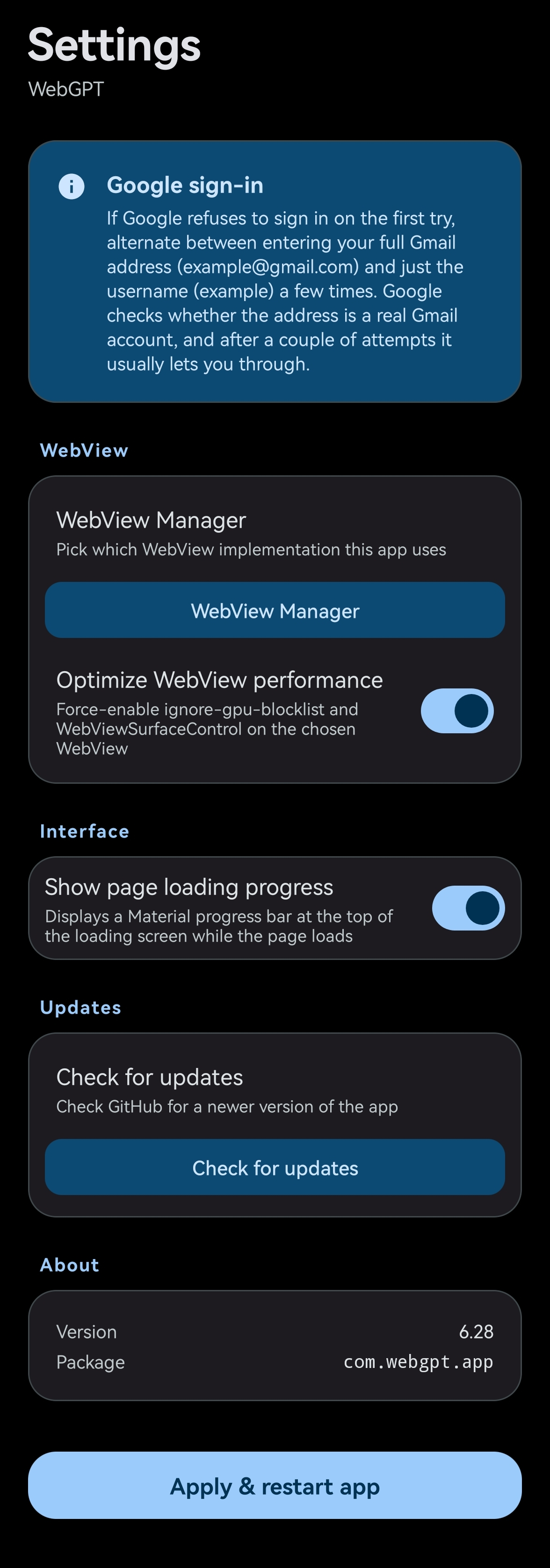 WebGPT screenshot 3