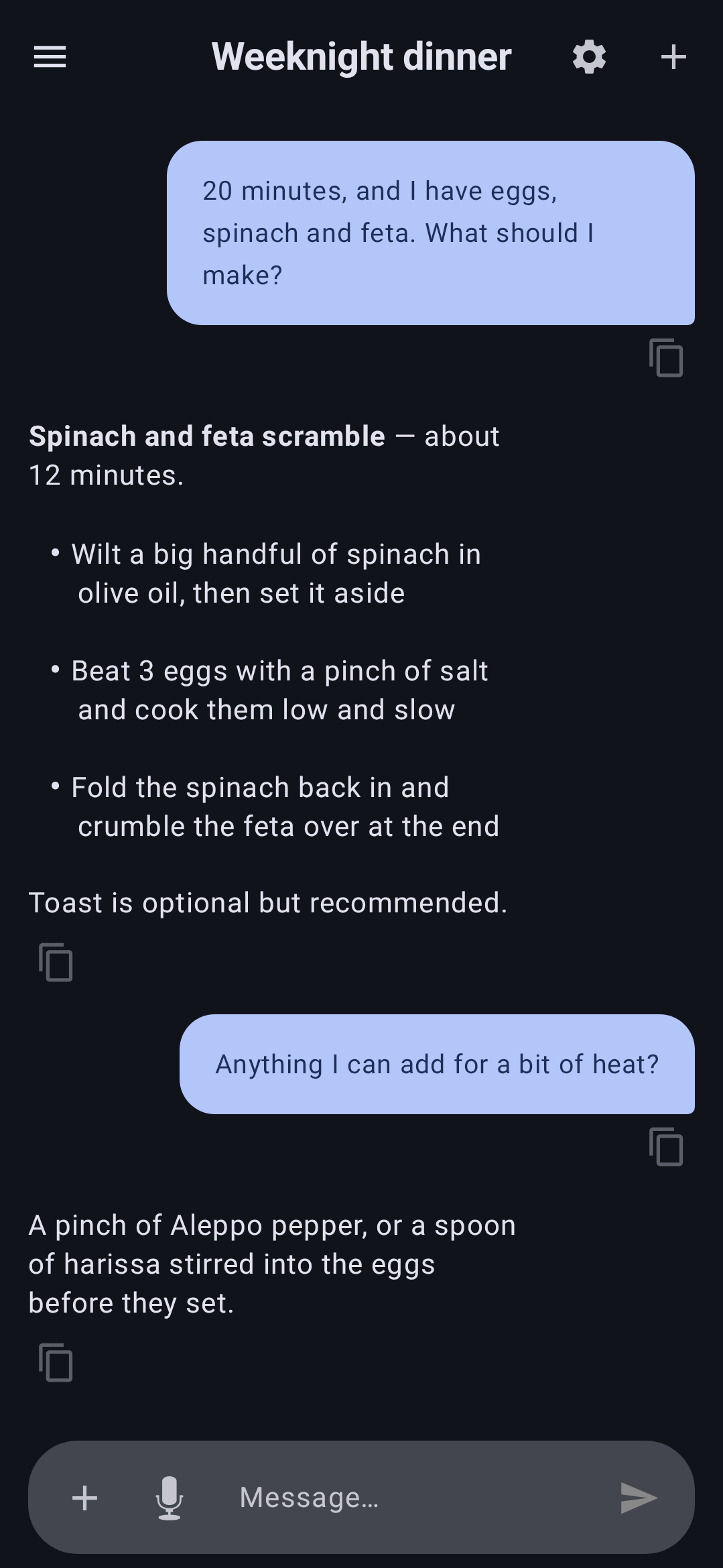 MA Openassistant screenshot 1