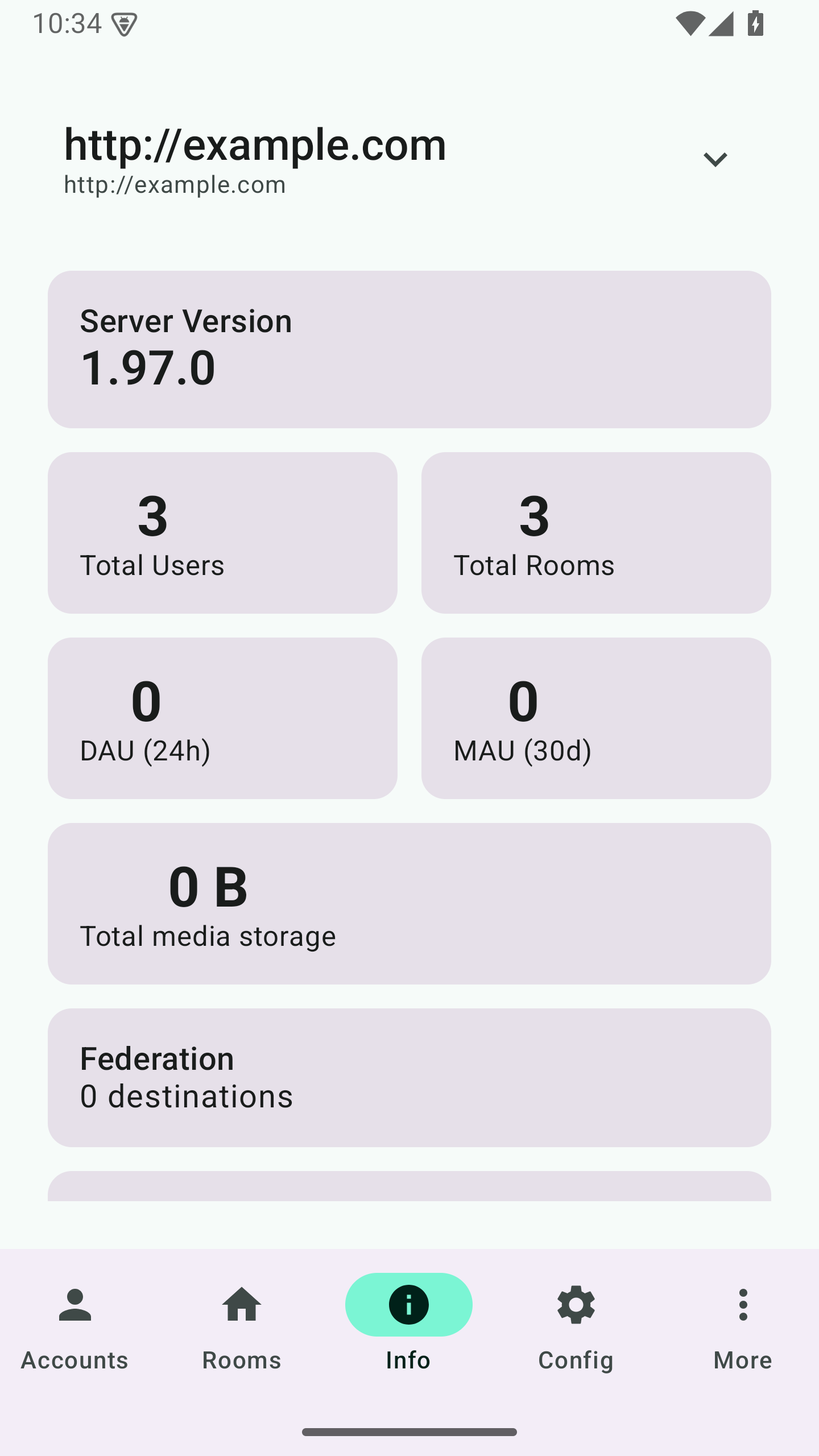 Matrix Synapse Manager screenshot 3