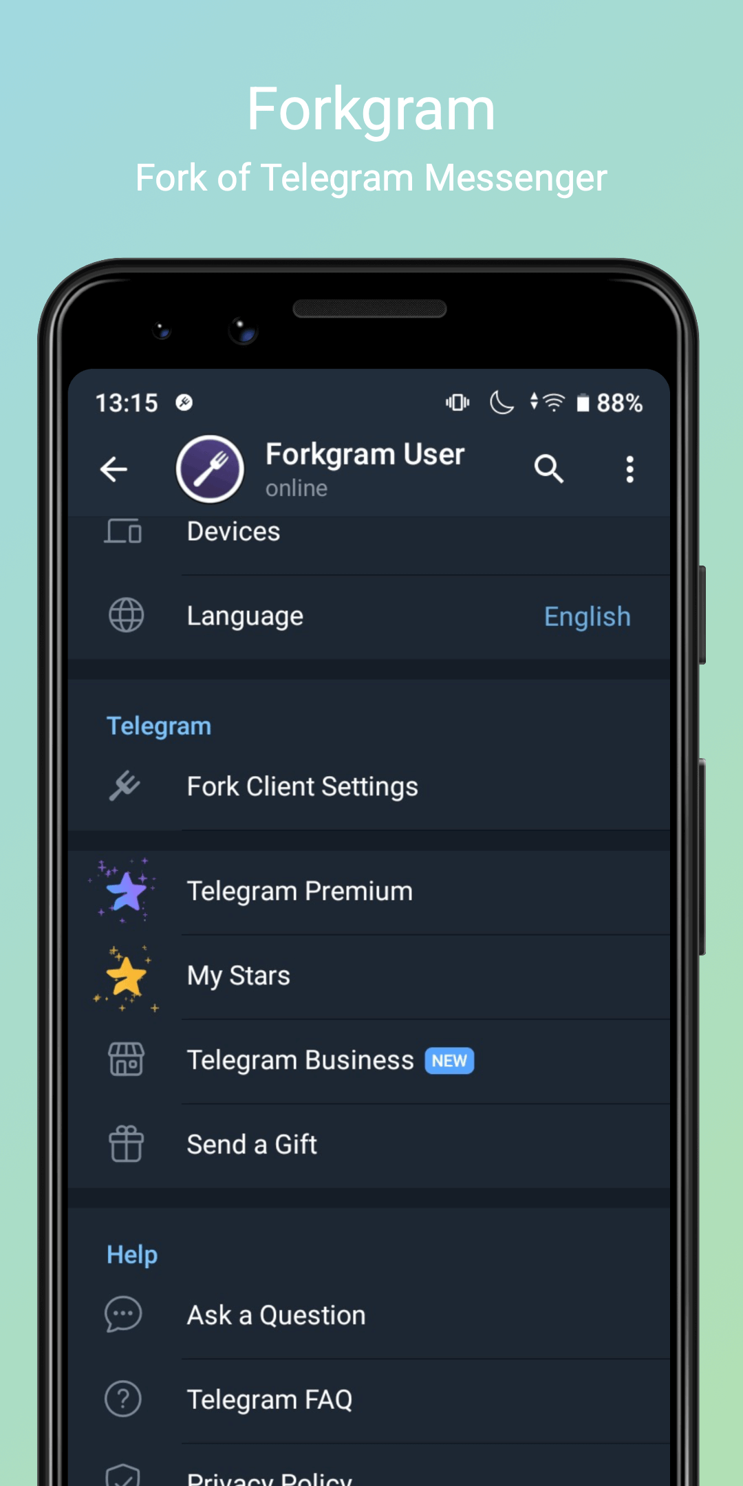 Forkgram Classic screenshot 1