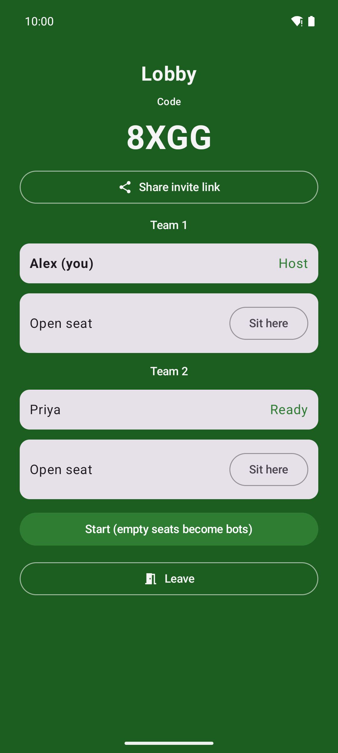 500 - Multiplayer card game screenshot 5