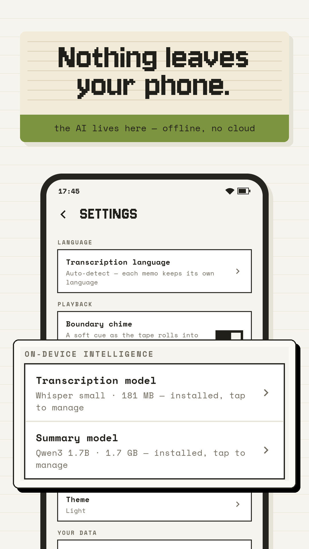 Diktafon: Voice Memos on Tape screenshot 9