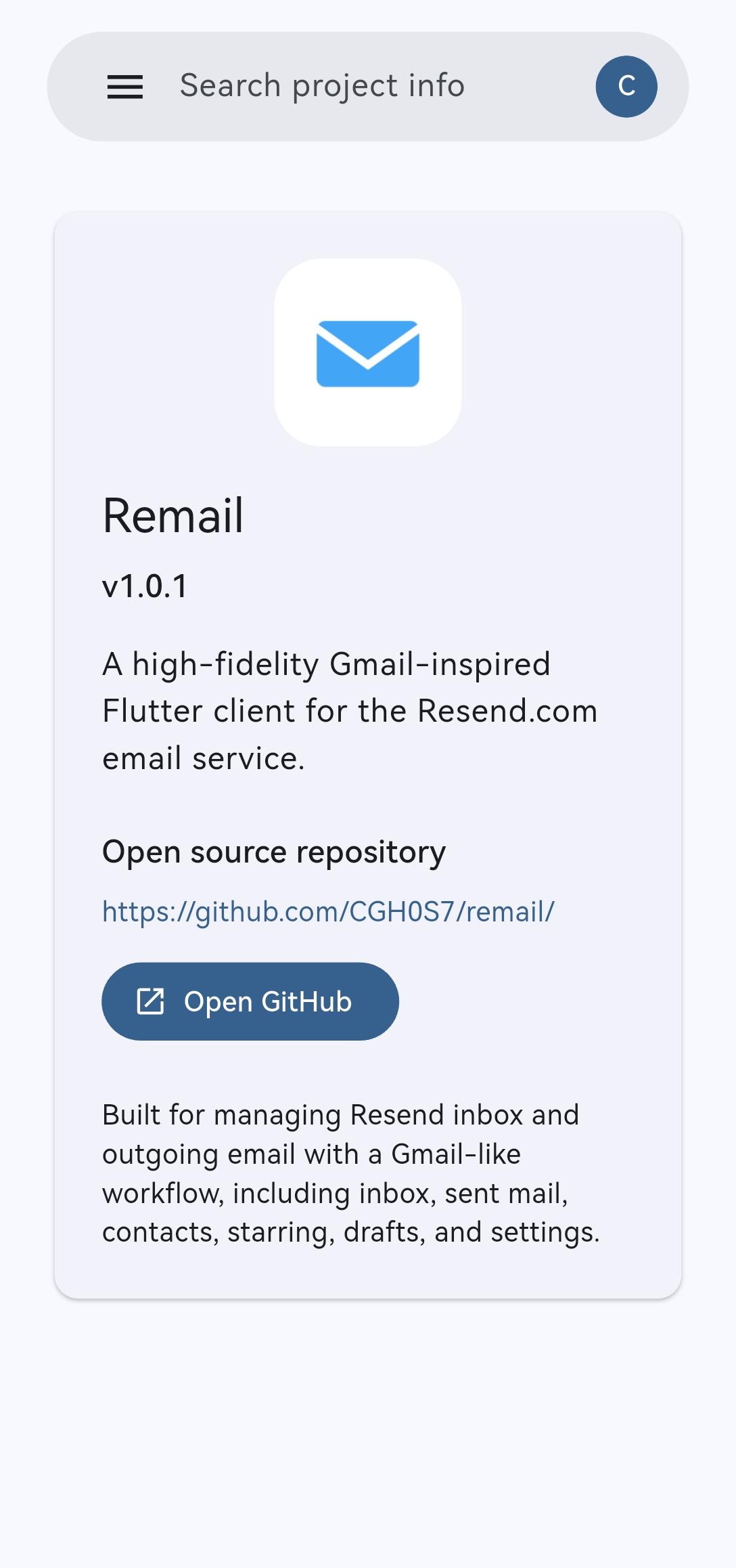 Remail screenshot 3