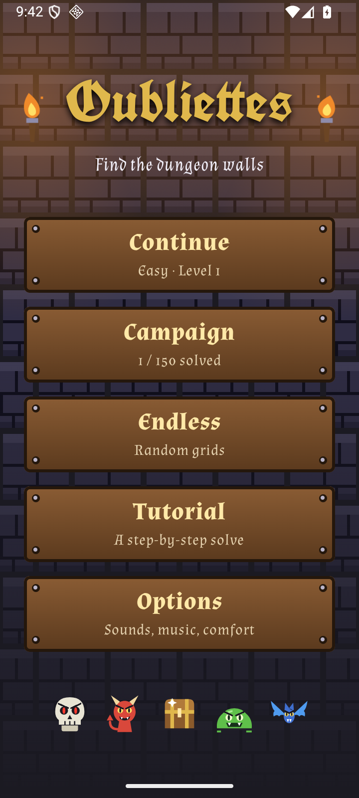 Oubliettes screenshot 1