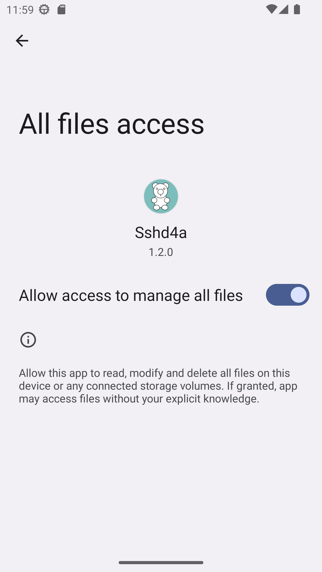 Sshd4a screenshot 3