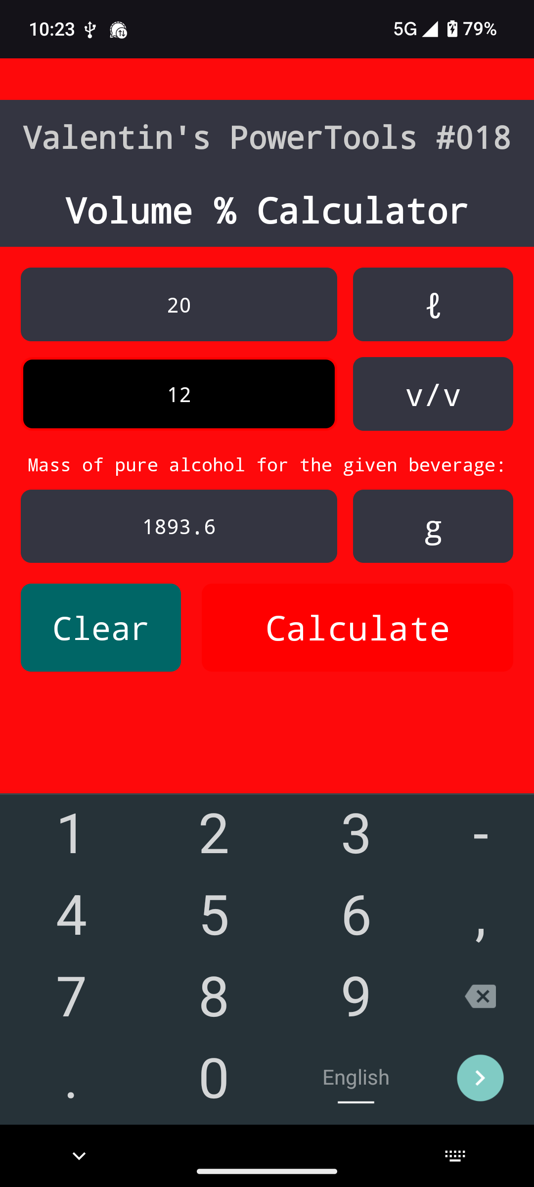 Valentin's PowerTools #018 - Volume Percent Calcul screenshot 2