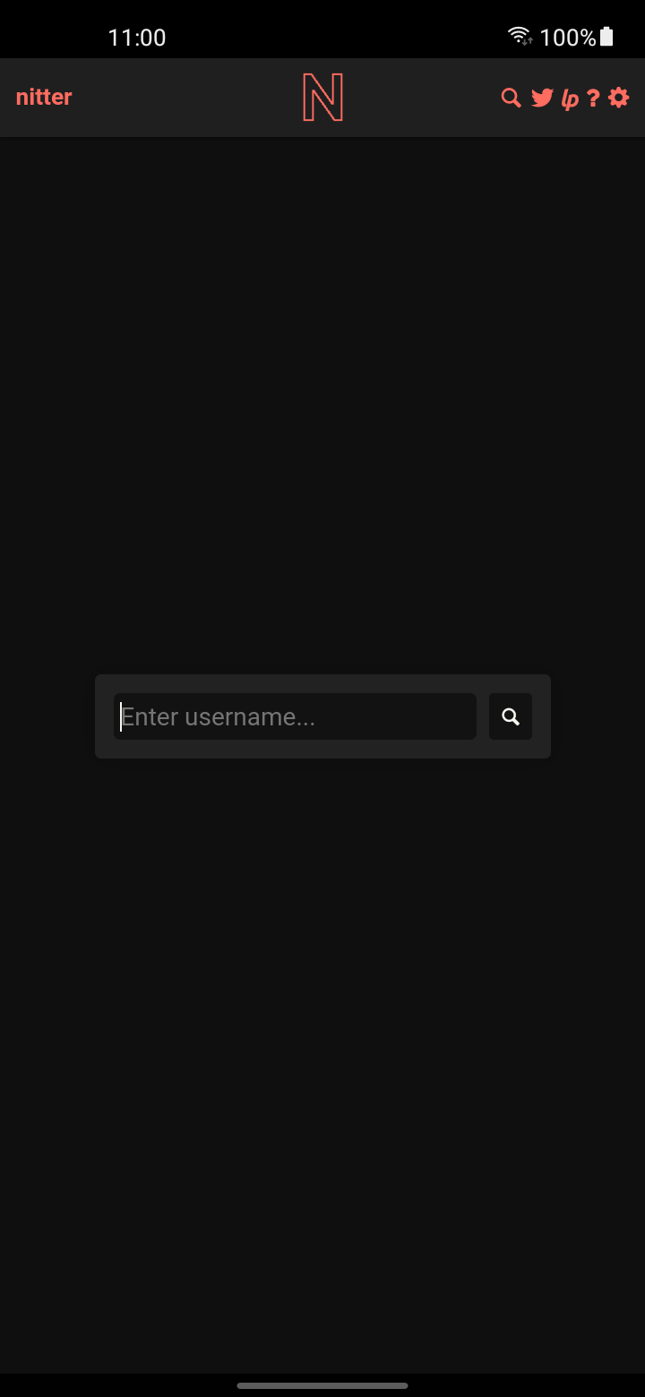 Nitter for Android screenshot 1