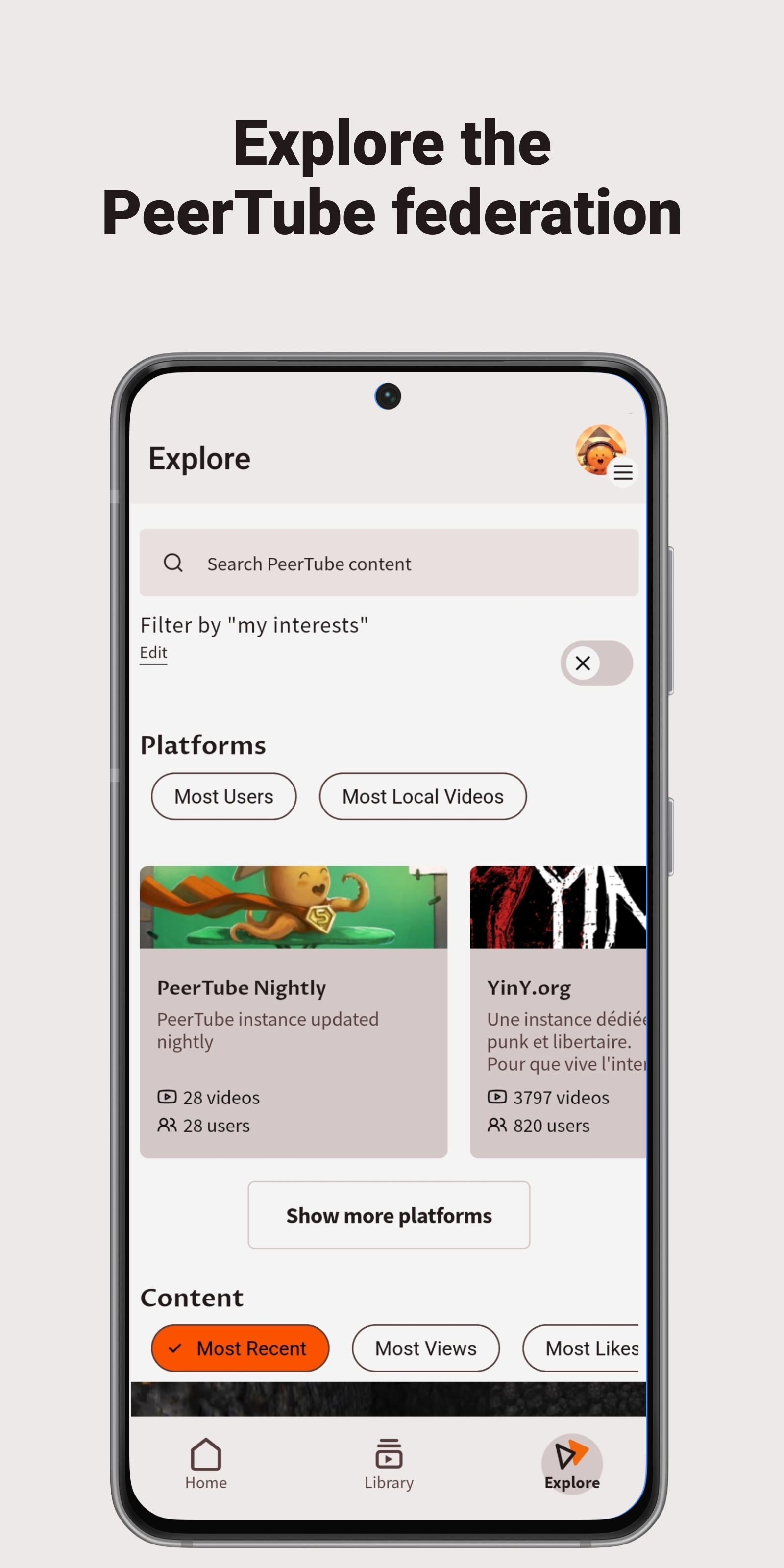 PeerTube screenshot 8